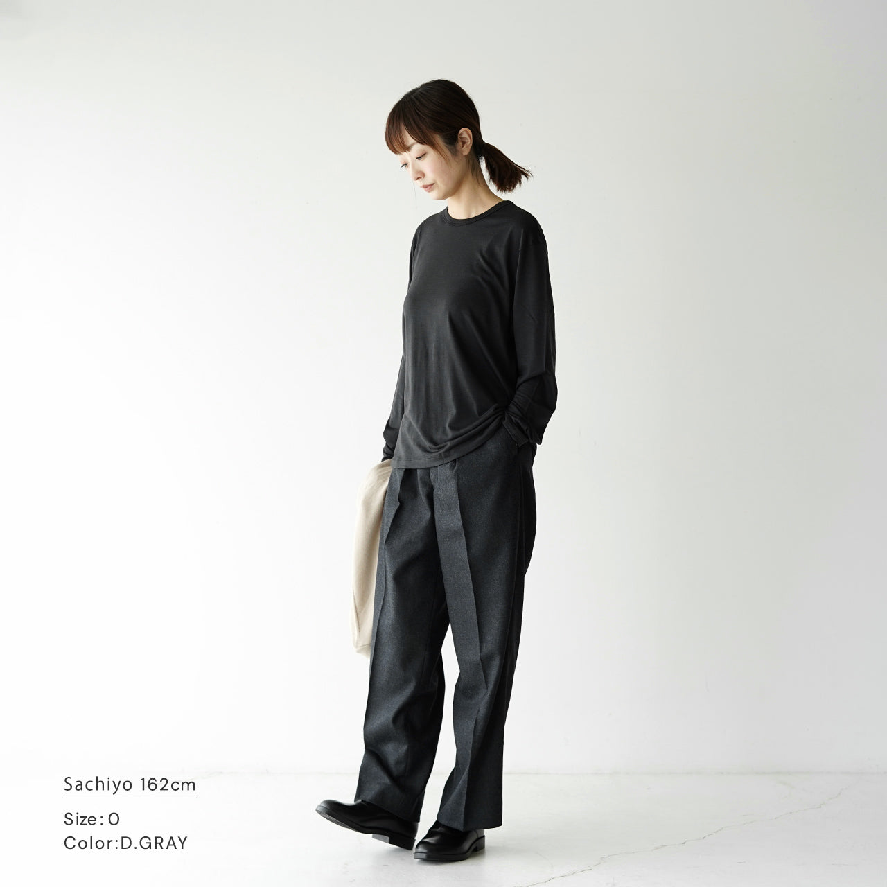 ウール ロング スリーブ Tシャツ wool long sleeve T-shirt ウォッシャブル MK22009