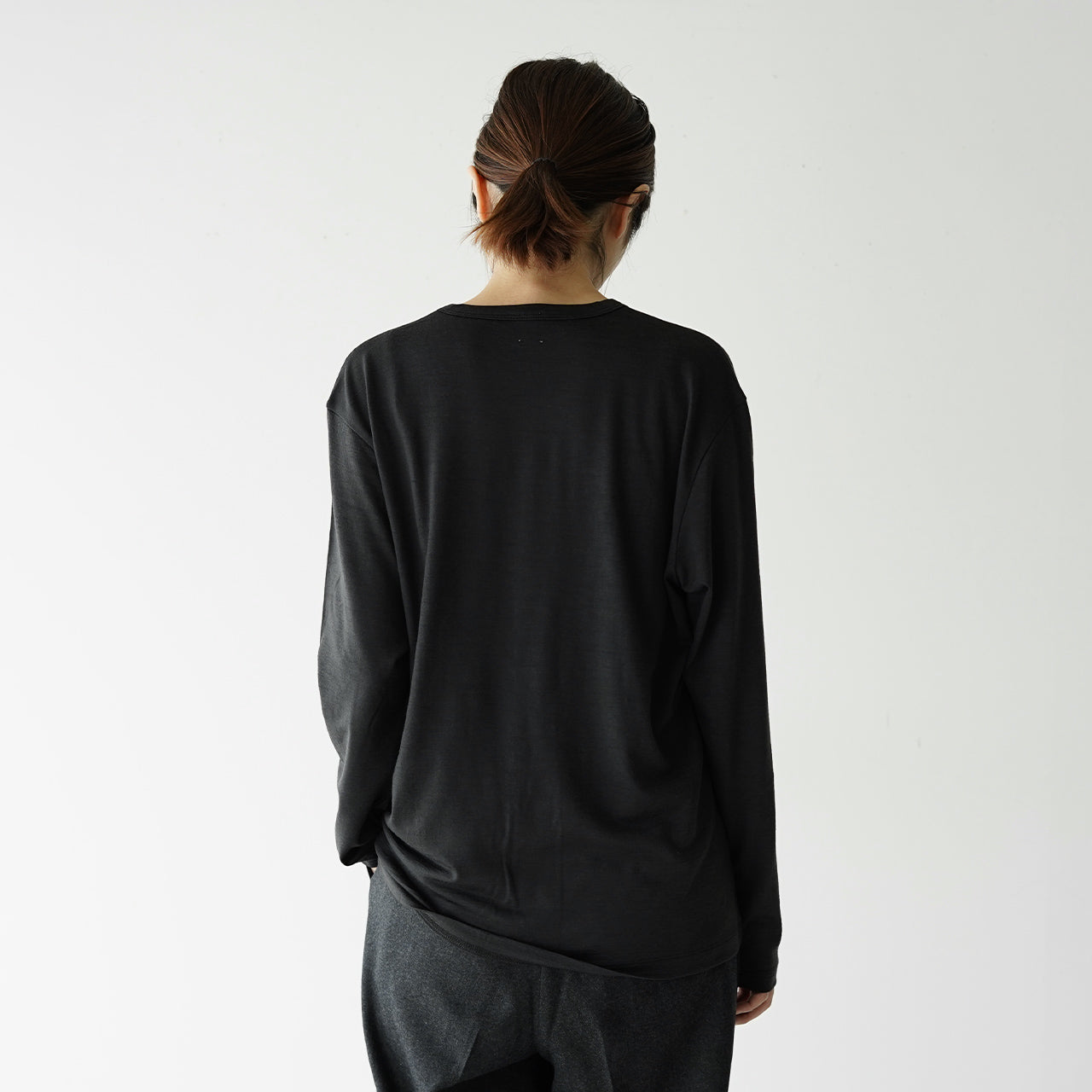 ウール ロング スリーブ Tシャツ wool long sleeve T-shirt ウォッシャブル MK22009