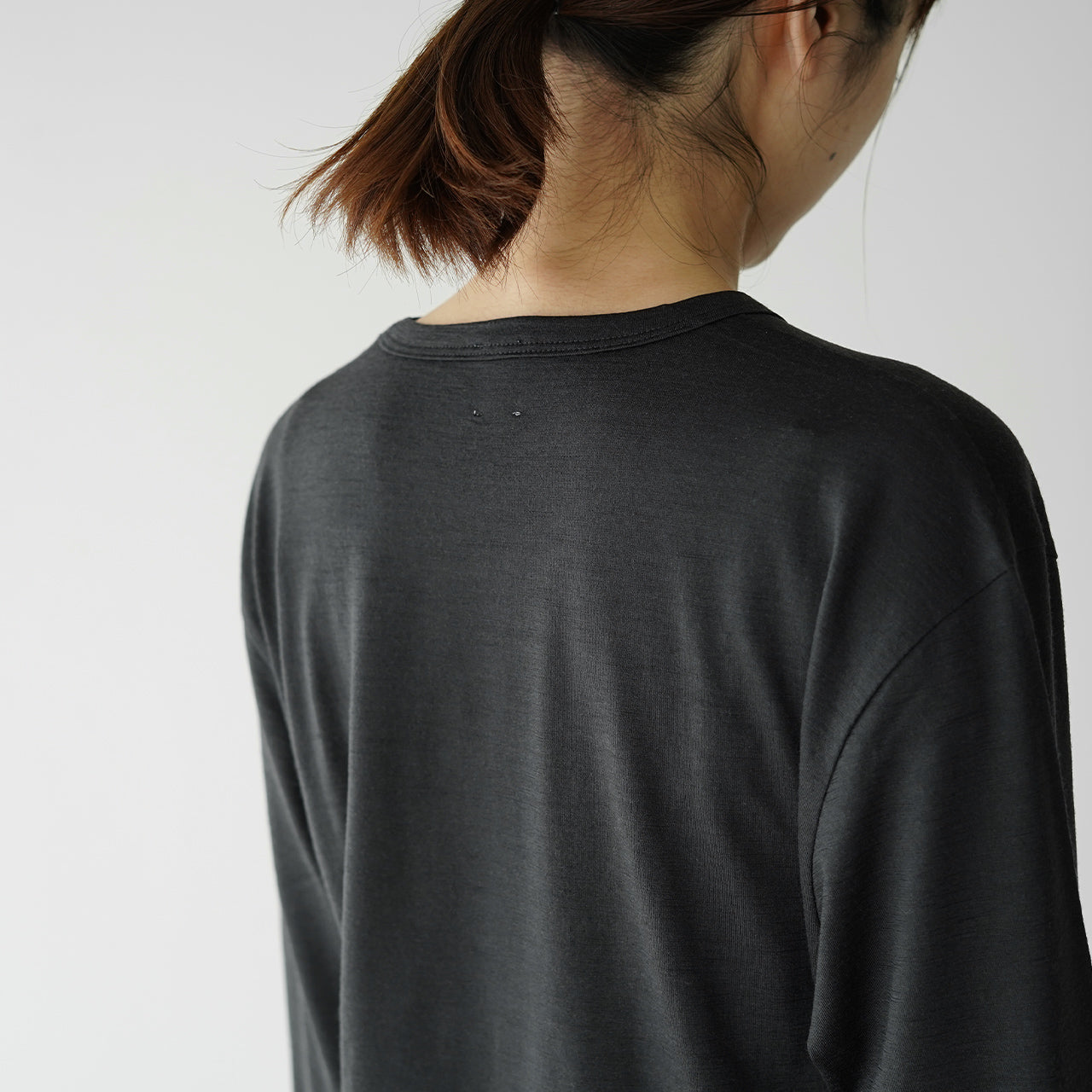 ウール ロング スリーブ Tシャツ wool long sleeve T-shirt ウォッシャブル MK22009