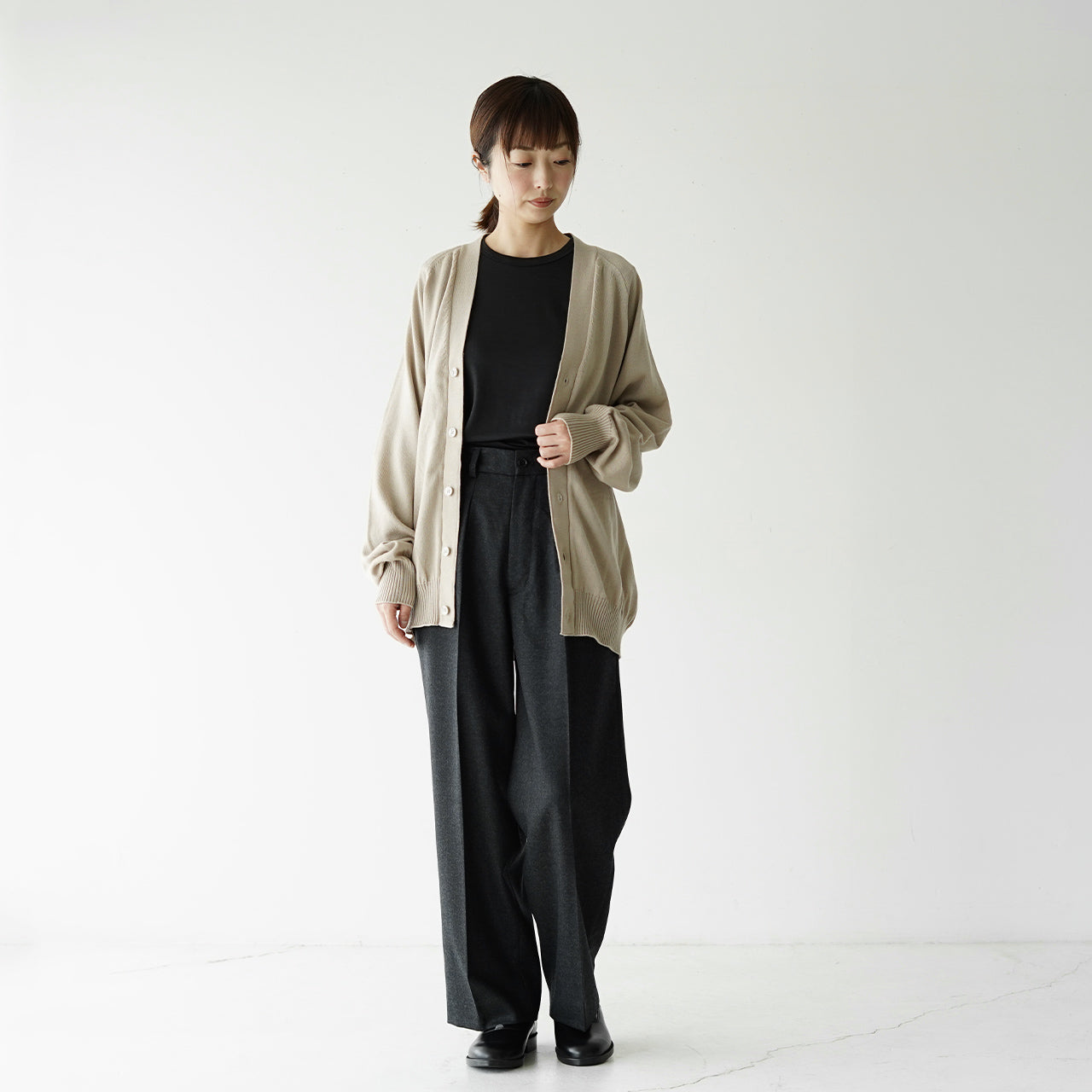 ウール ロング スリーブ Tシャツ wool long sleeve T-shirt ウォッシャブル MK22009