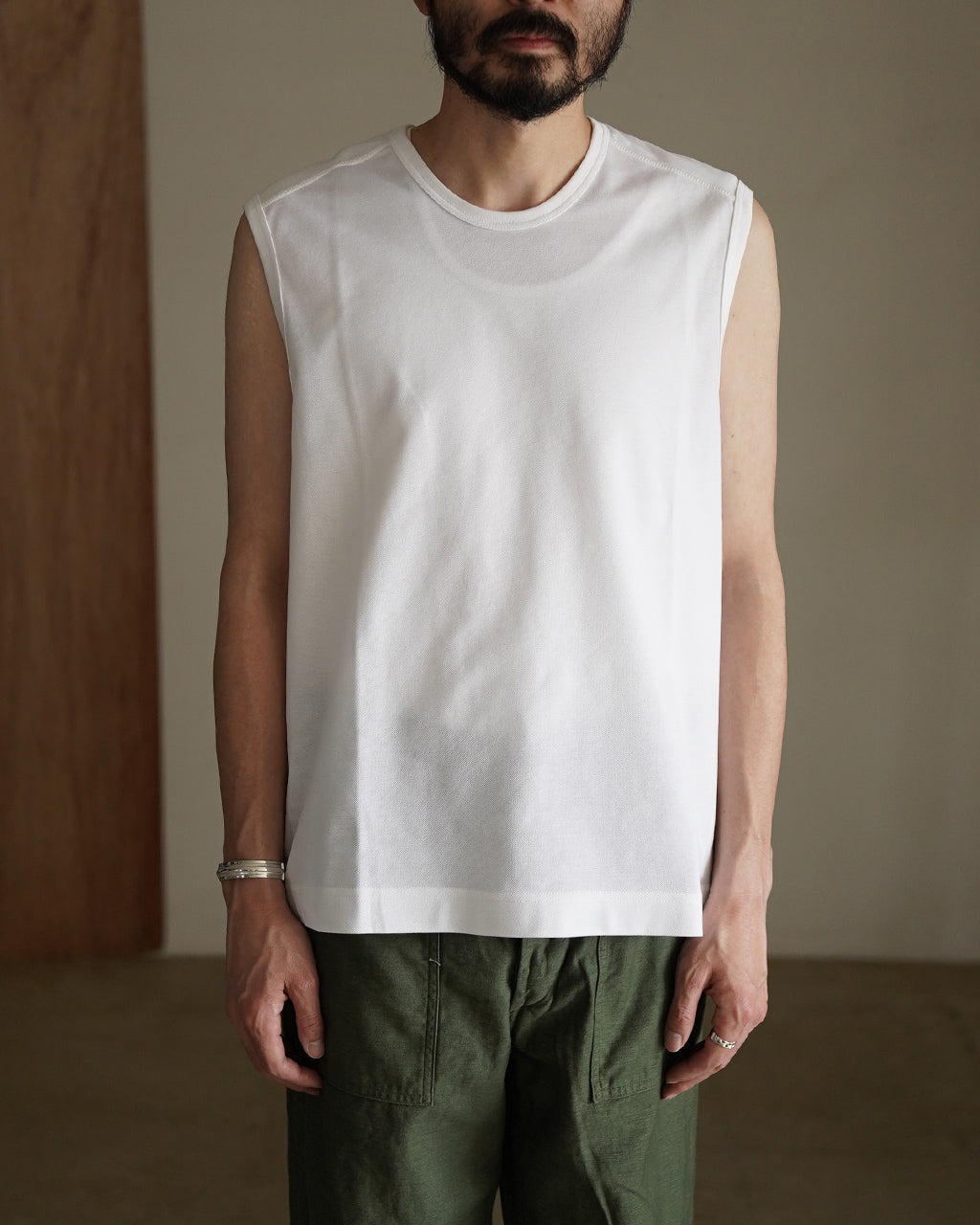 A VONTADE アボンタージ Pique No Sleeve ピケノースリーブ | Crouka(クローカ)