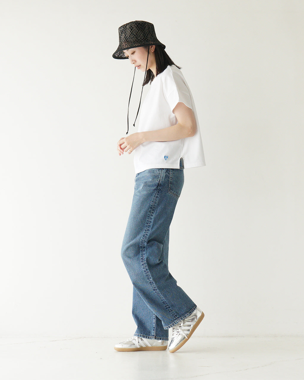 【SALE!20%OFF】Samba OG W スニーカー サンバ OG W ローカット レースアップ シューズ 靴 シルバー メタリック レザー JR0035 NRY20