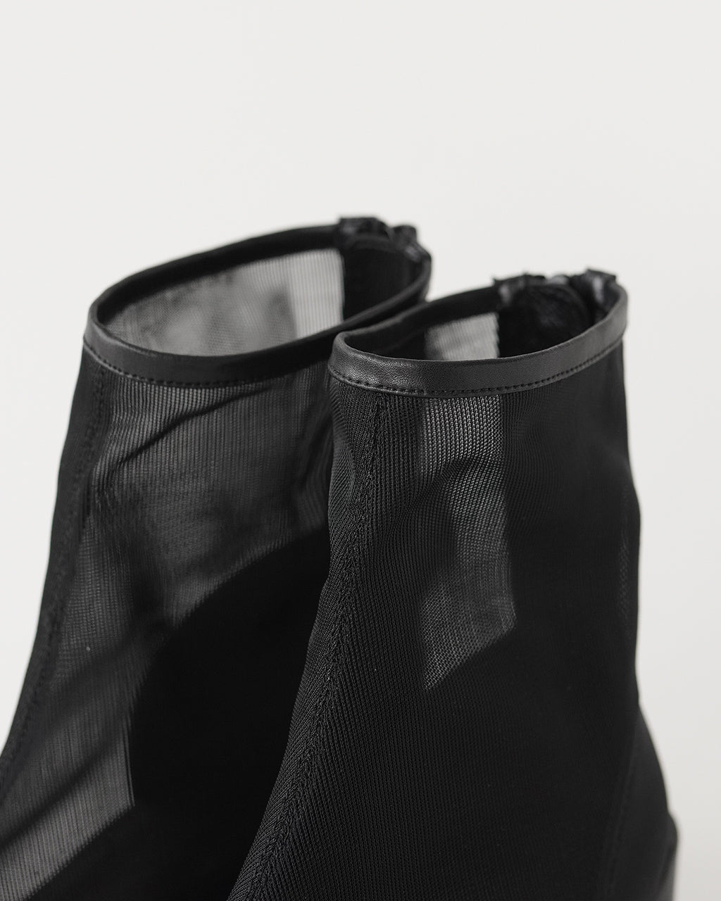 ALM. アルム ローブ チュール ブーツ ROBE TULLE BOOTS シアー ショートブーツ スクエアトゥ チャンキーヒール シューズ AL098B【送料無料】