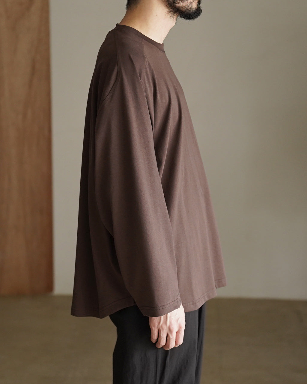 26/ ROUND MIDDLE SLEEVE TEE SHIRTS ALV-00167