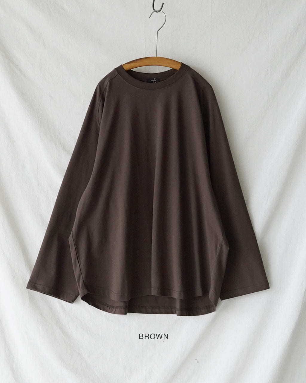 26/ ROUND MIDDLE SLEEVE TEE SHIRTS ALV-00167