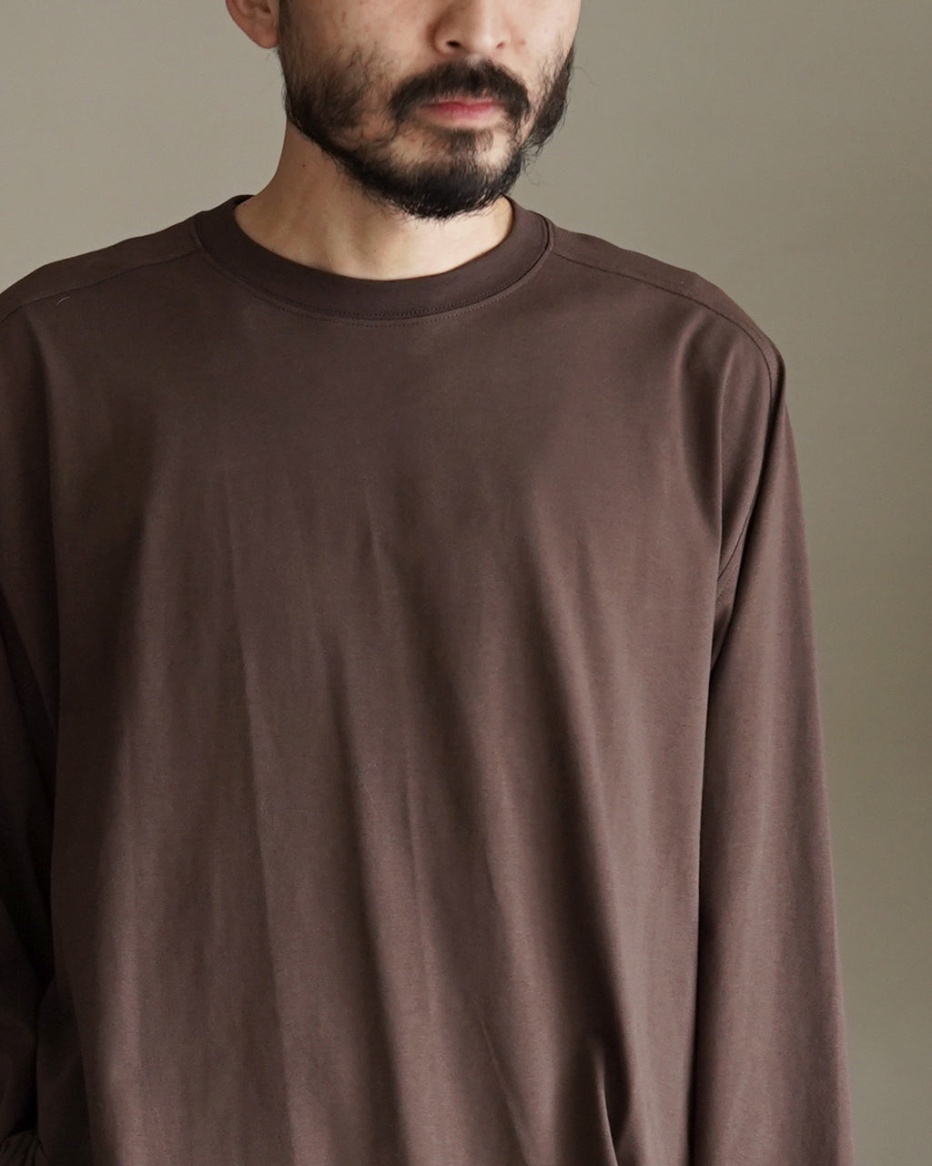 26/ ROUND MIDDLE SLEEVE TEE SHIRTS ALV-00167