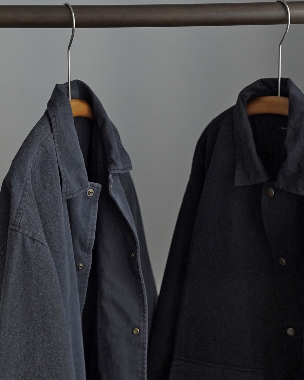 BLACK TWILL COVER COACH JACKET ALV-90177