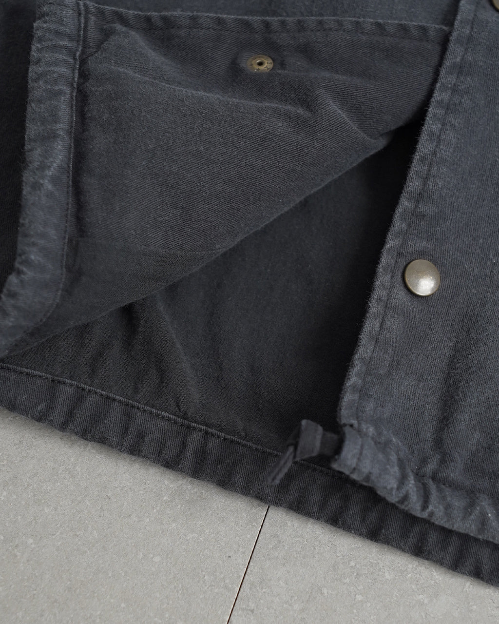 BLACK TWILL COVER COACH JACKET ALV-90177