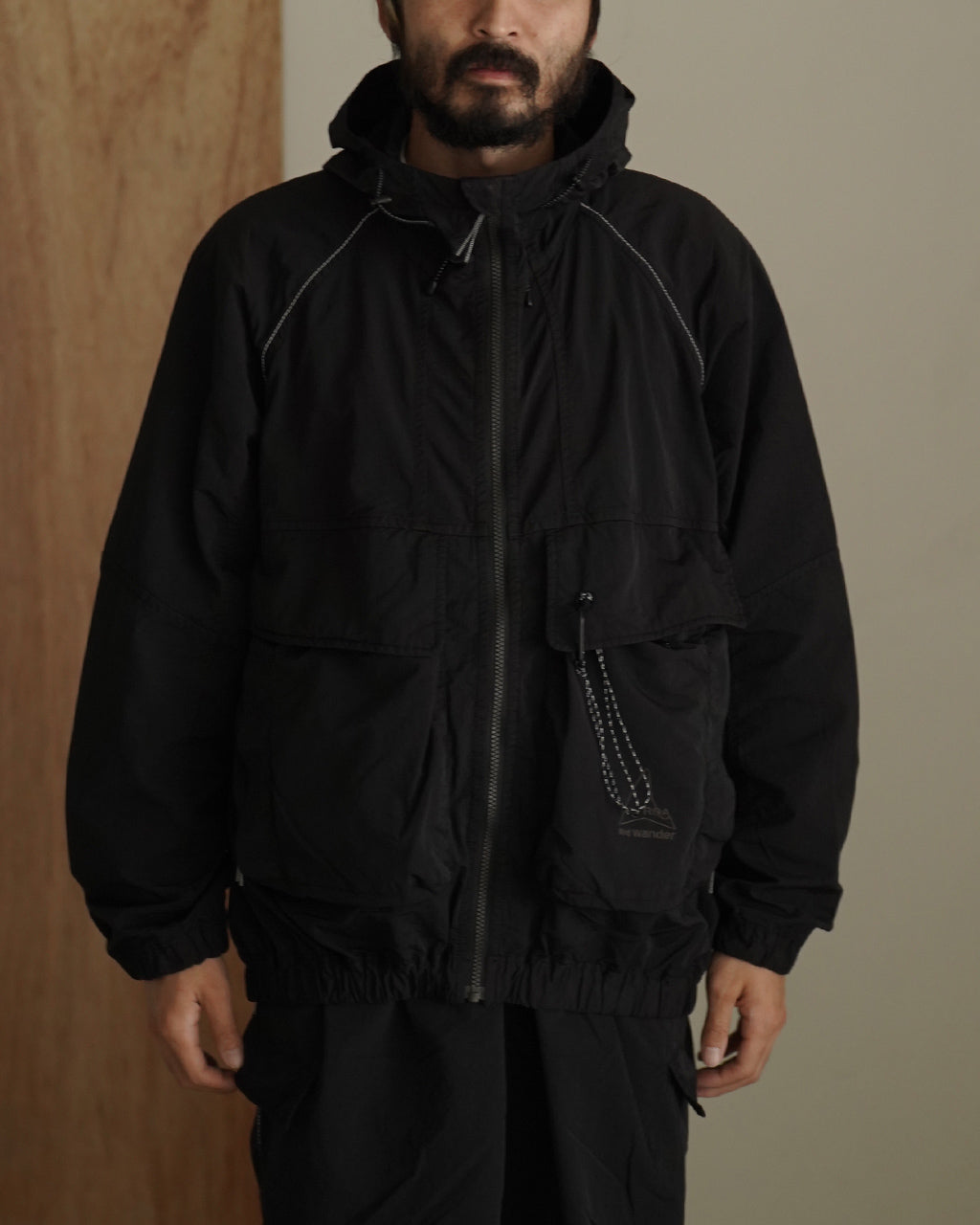 ROA × and wander garment dye nylon hooded jacket 5745221536