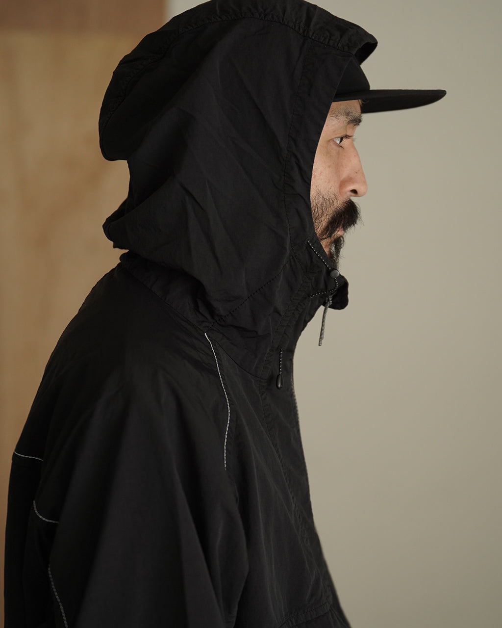 ROA × and wander garment dye nylon hooded jacket 5745221536