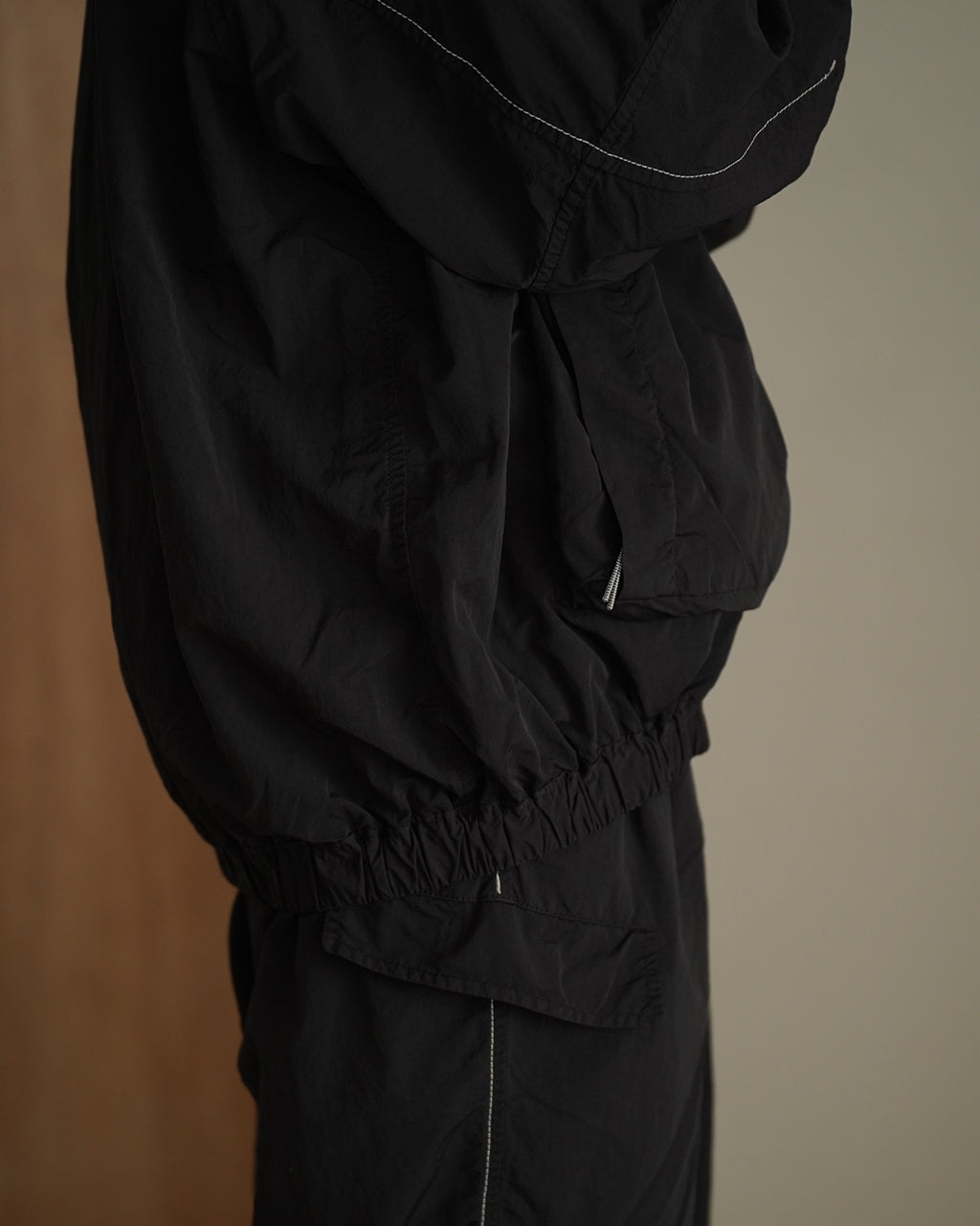 ROA × and wander garment dye nylon hooded jacket 5745221536