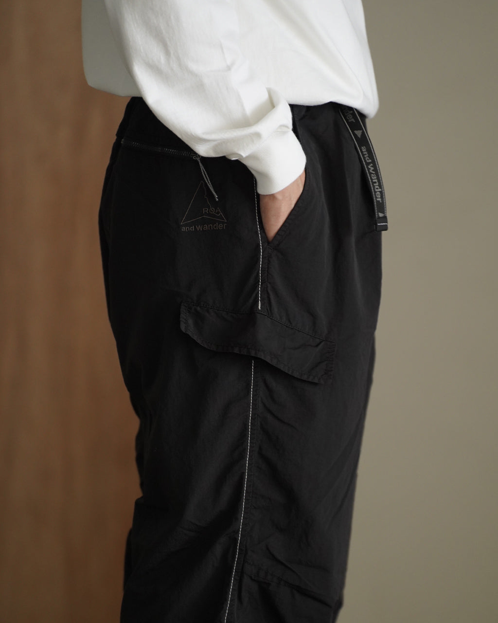 ROA × and wander garment dye nylon pants 5745222537
