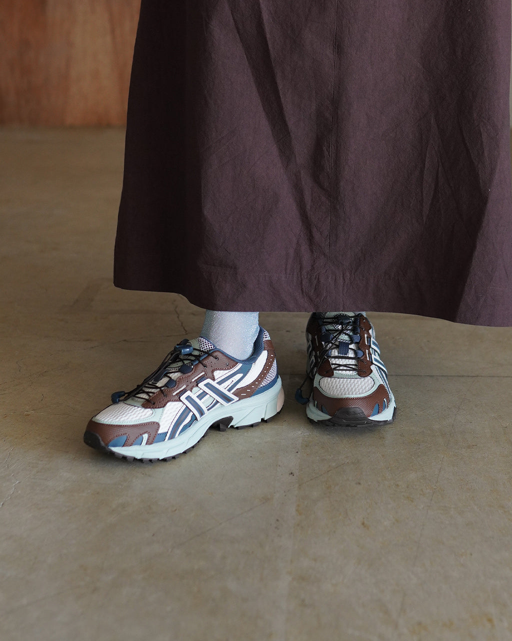 ASICS アシックス GEL-SONOMA TR62 ゲル・ソノマ TR62 クリーム ロー インディゴ | Crouka(クローカ)