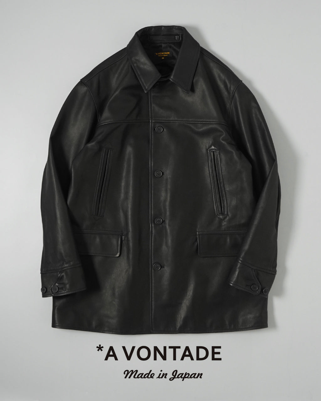 A VONTADE アボンタージ レザー カー コート Leather Car Coat レザーコート ジャケット RD-0106-24AW