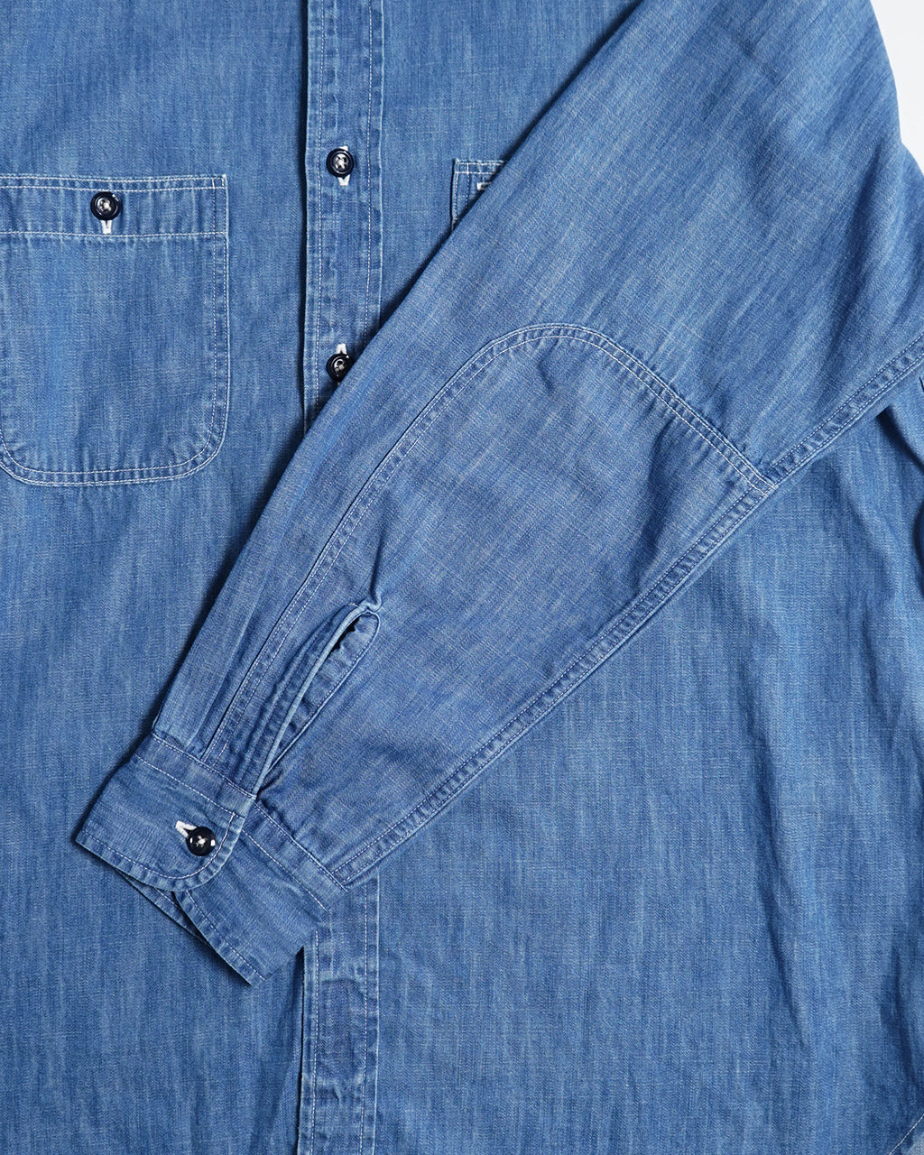 \GW限定!クーポン10%OFF/A VONTADE アボンタージ デニムワークシャツ トップス Denim Work Shirts VTD-0385-SH ヴィンテージデザイン エルボーパッチ【送料無料】