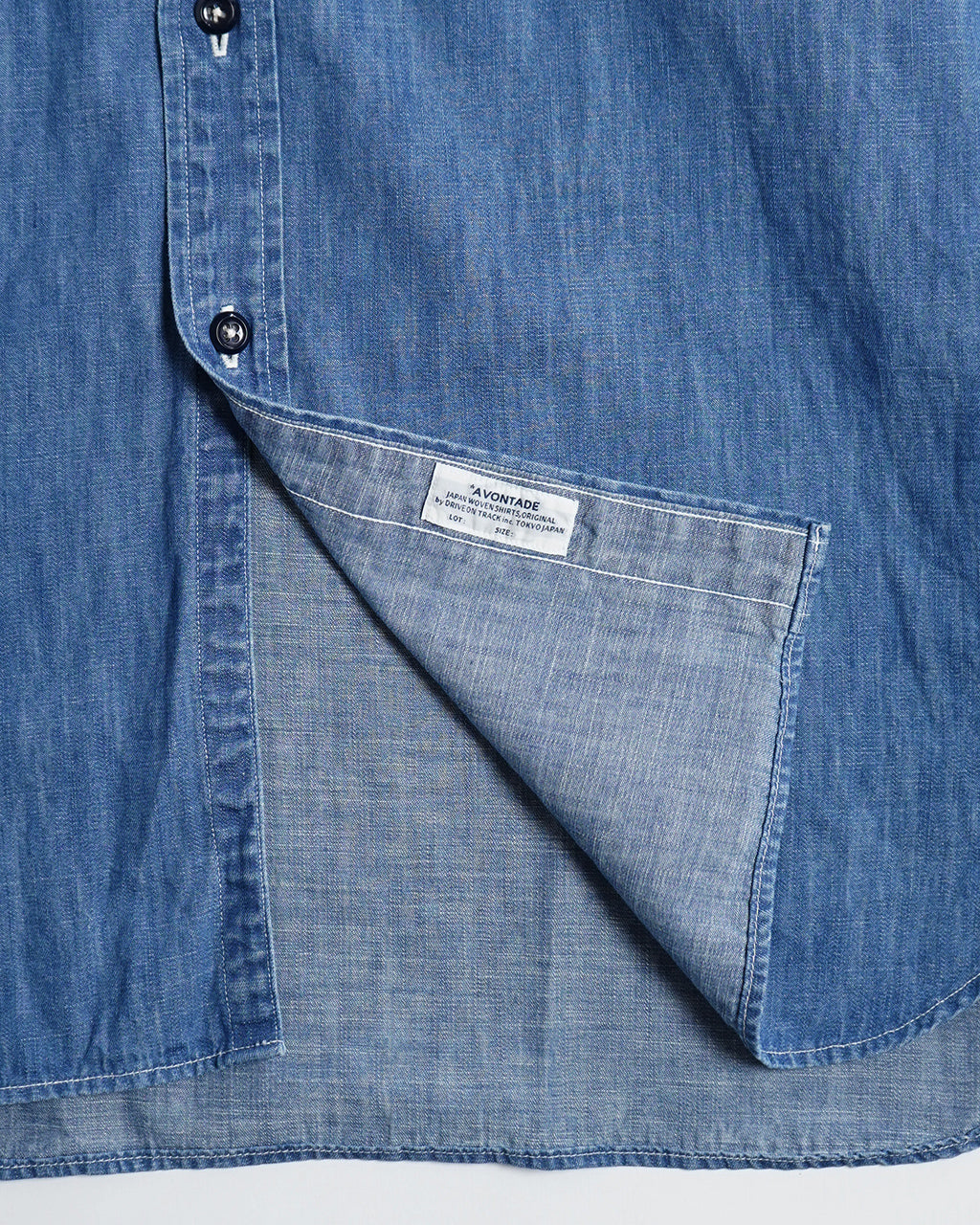 \GW限定!クーポン10%OFF/A VONTADE アボンタージ デニムワークシャツ トップス Denim Work Shirts VTD-0385-SH ヴィンテージデザイン エルボーパッチ【送料無料】