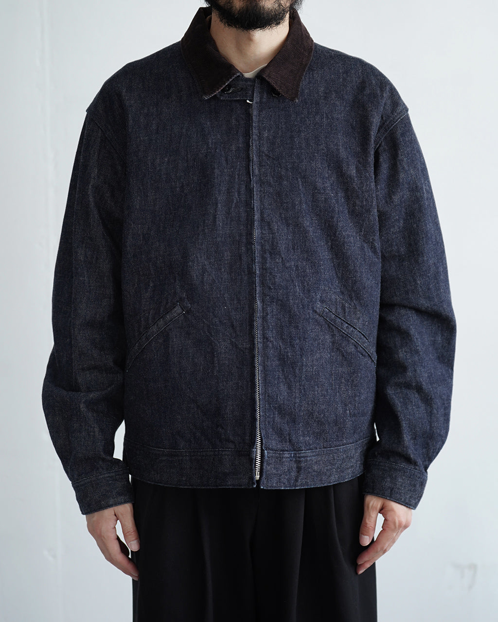 Denim Zip Work Jacket VTD-0565-JK