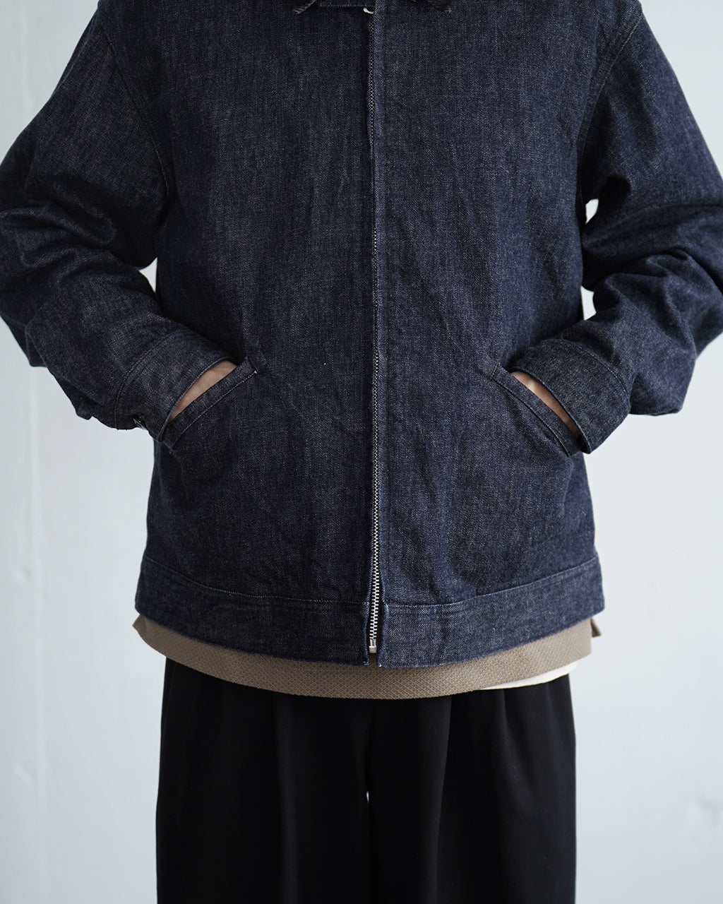 Denim Zip Work Jacket VTD-0565-JK
