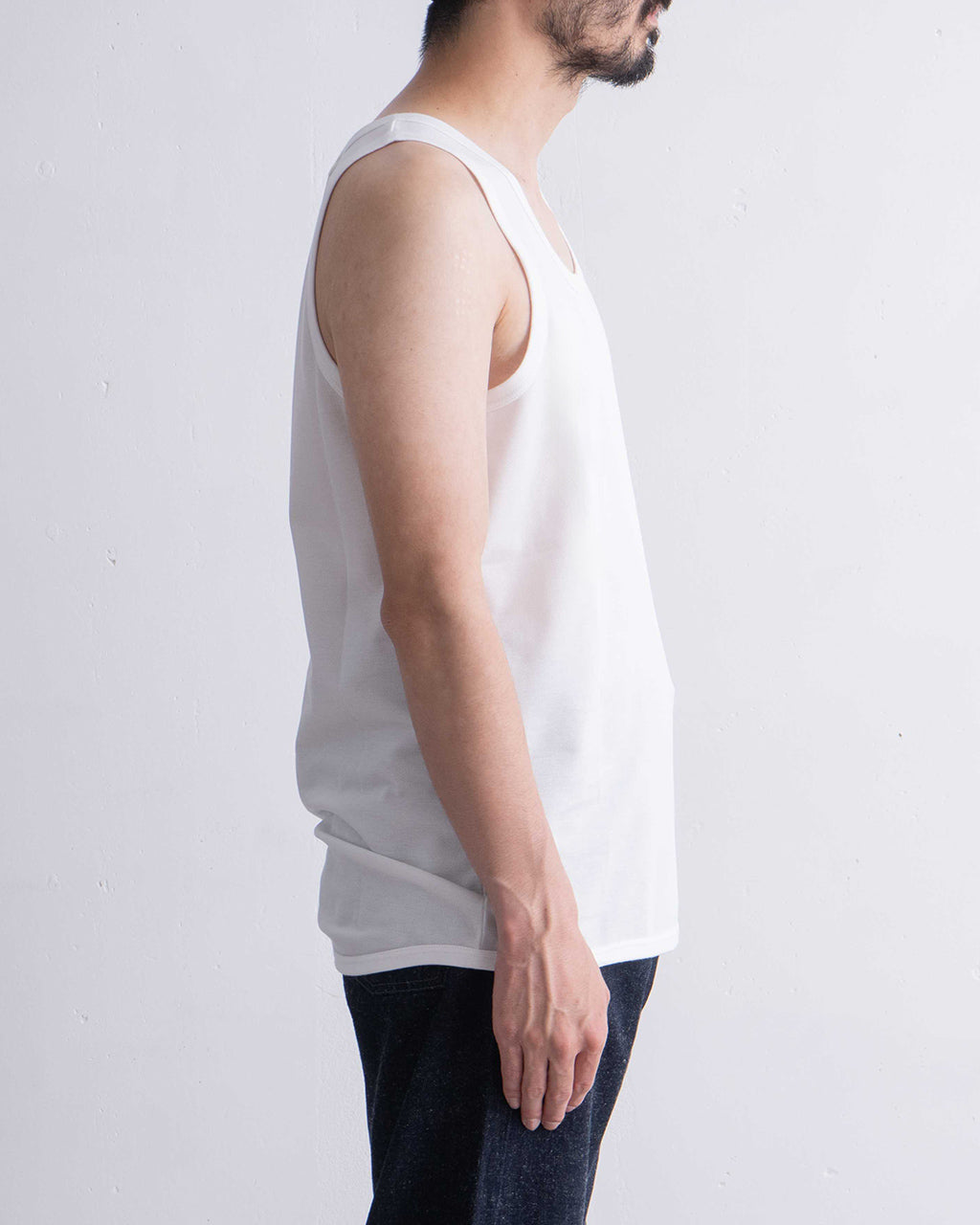 A VONTADE アボンタージ ピケ タンクトップ Pique Tank Top カットソー ノースリーブ クルーネック レイヤード インナー VTD-0592-CS【クーポン対象外】
