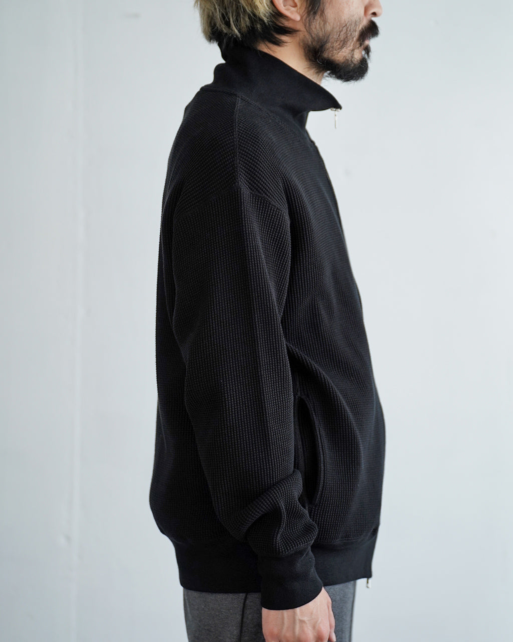 Big Waffle Drivers Zip Cardigan VTD-0602-CS