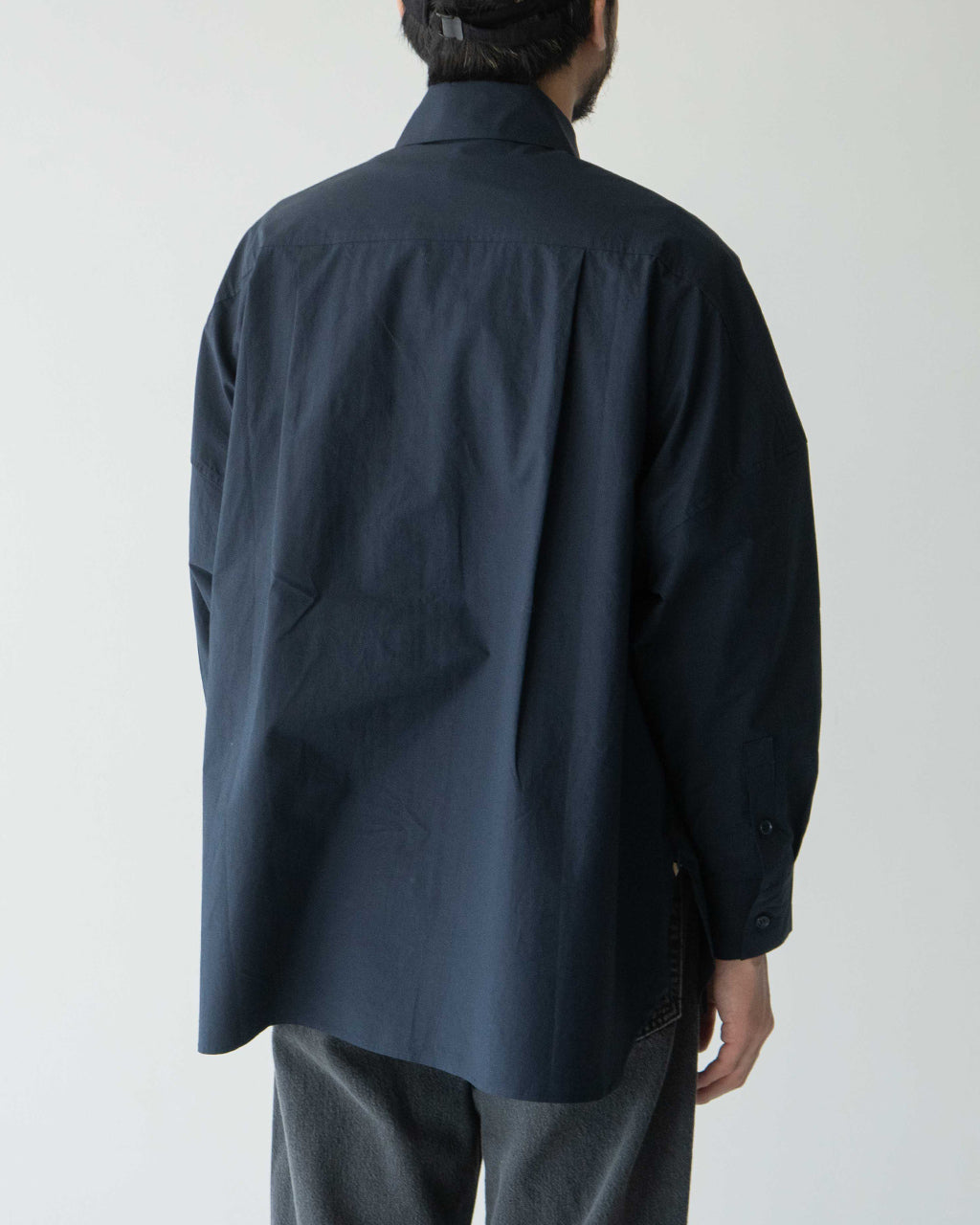 Basisbroek バージスブルック コットン リネン シャツ タイプライター ヴァーケン -ソリッド- VAKEN -SOLID- レギュラーカラー 長袖 25110J1【送料無料】