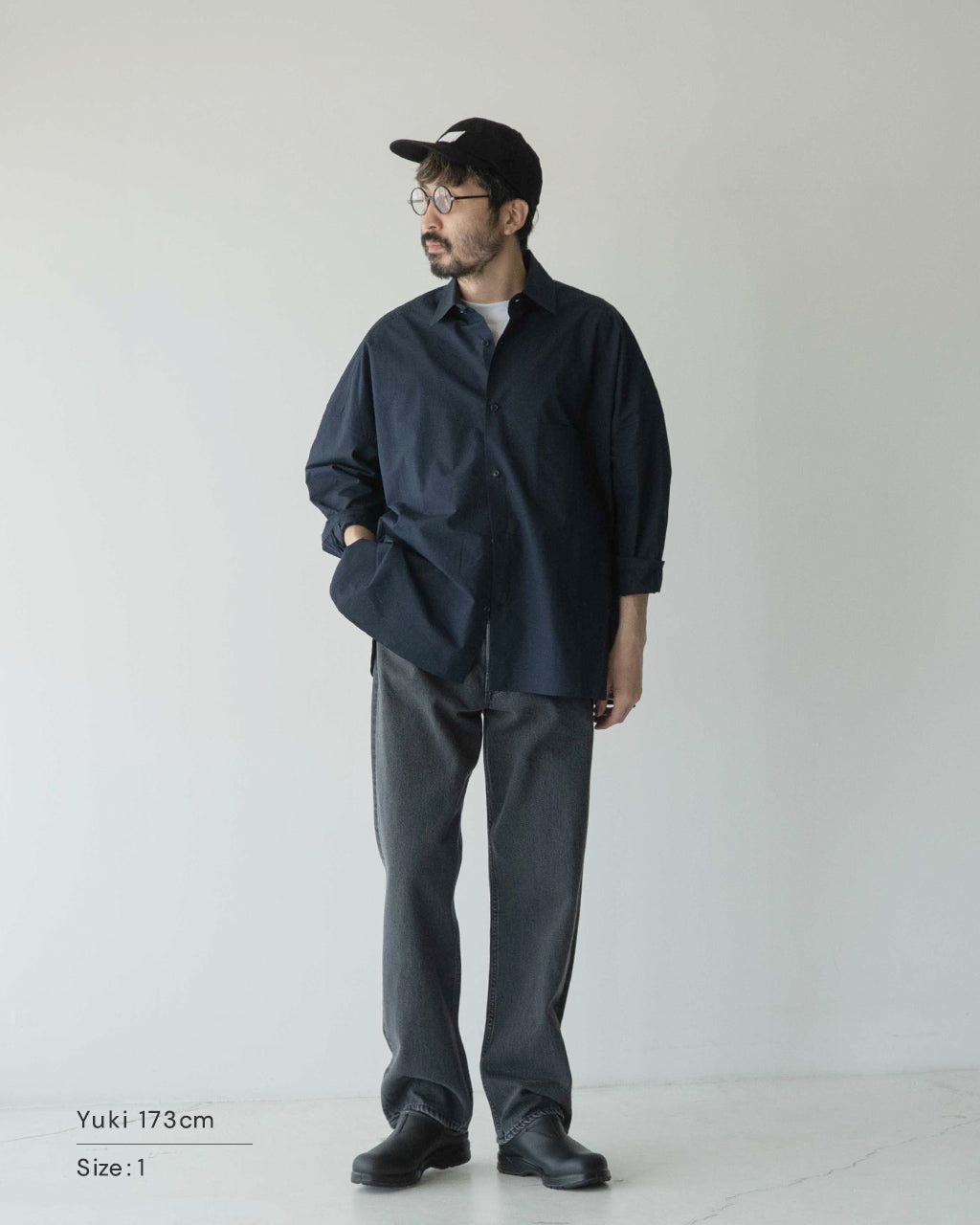 Basisbroek バージスブルック コットン リネン シャツ タイプライター ヴァーケン -ソリッド- VAKEN -SOLID- レギュラーカラー 長袖 25110J1【送料無料】