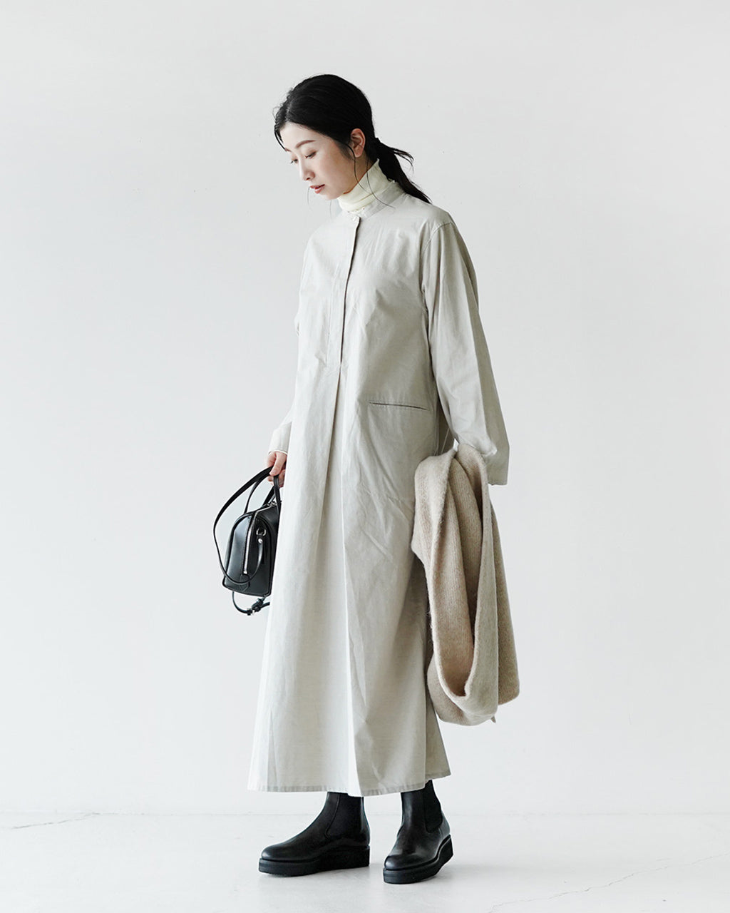 【SALE!60%OFF】ビューティフル シューズ サイドゴアブーツ BRITISH SIDEGORE レザー 牛革 プラットフォーム 厚底 BSS2134005
