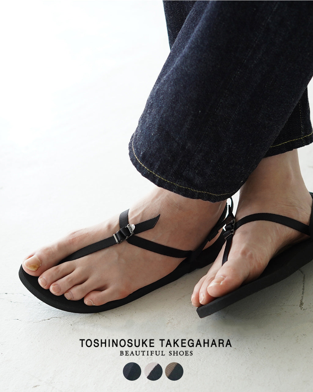 ベアフットサンダル BAREFOOT SANDALS フラットサンダル 日本製 BSS1812006