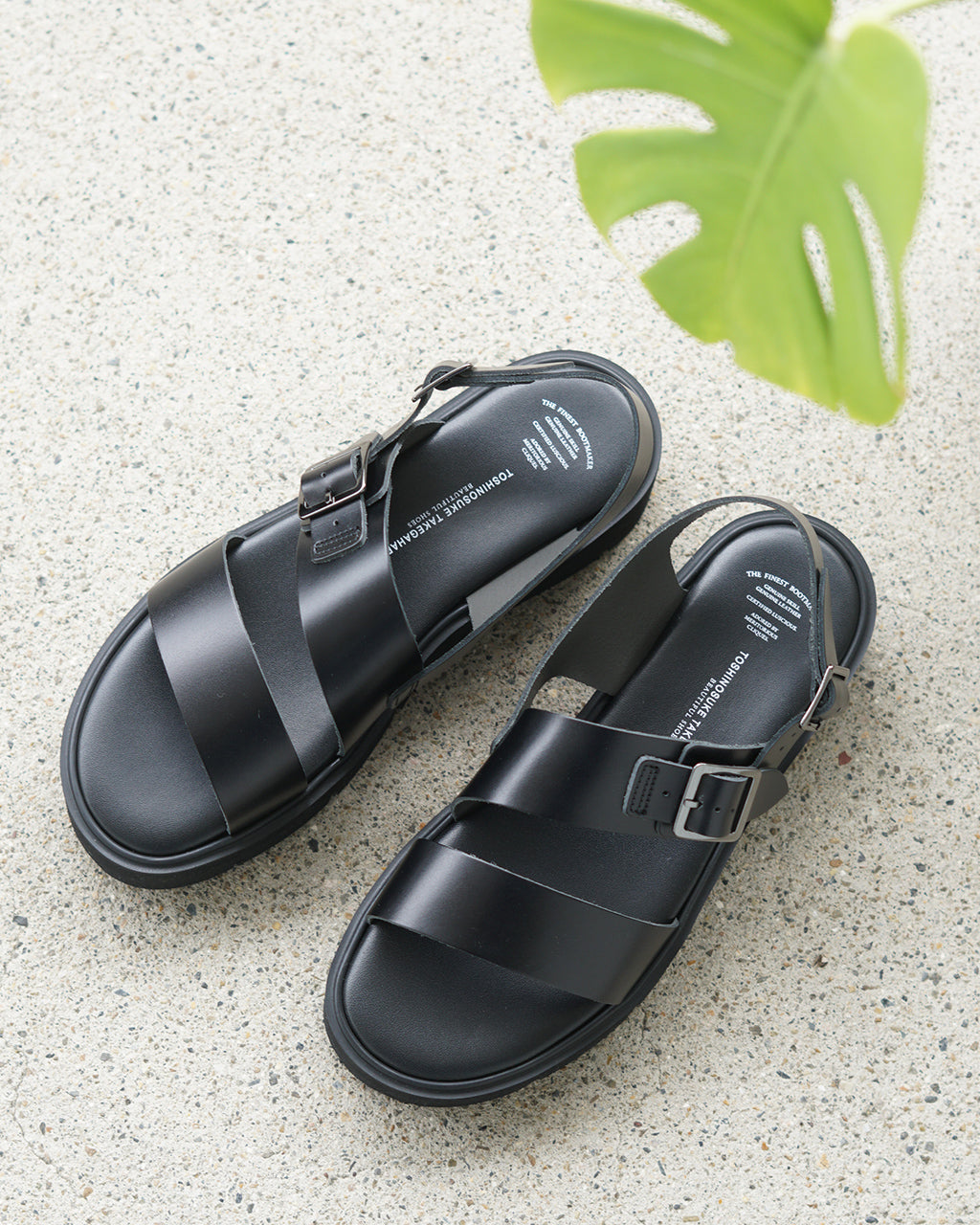 S.S. BELT SANDALS (GLOXI CUT MEDIUM SOLE) プラットフォーム レザーサンダル BSS2112004
