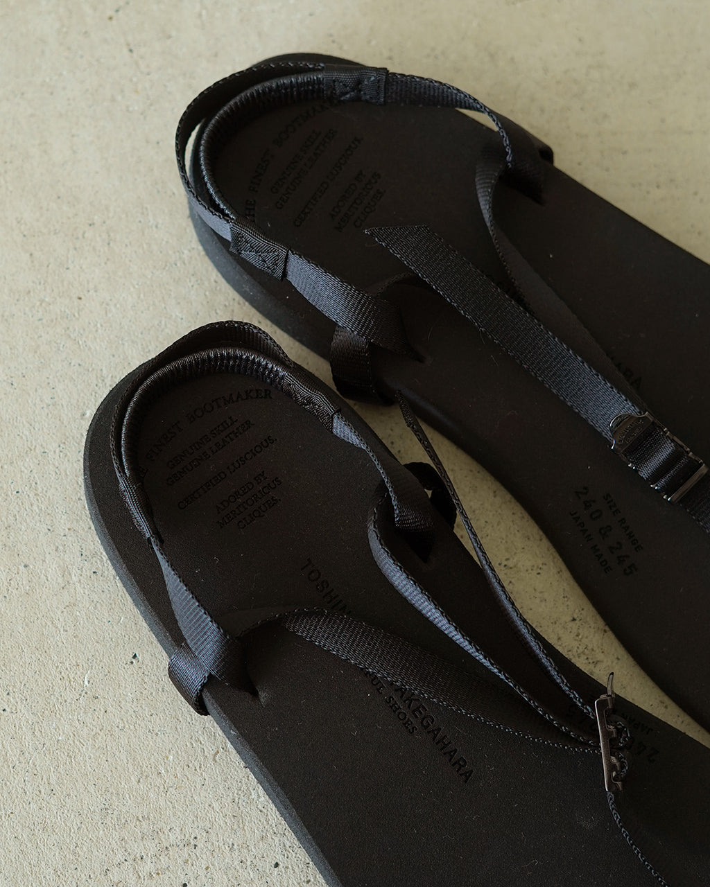 BEAUTIFUL SHOES ビューティフルシューズ BAREFOOT SANDALS ベアフットサンダル レディース ブラック | Crouka(クローカ)