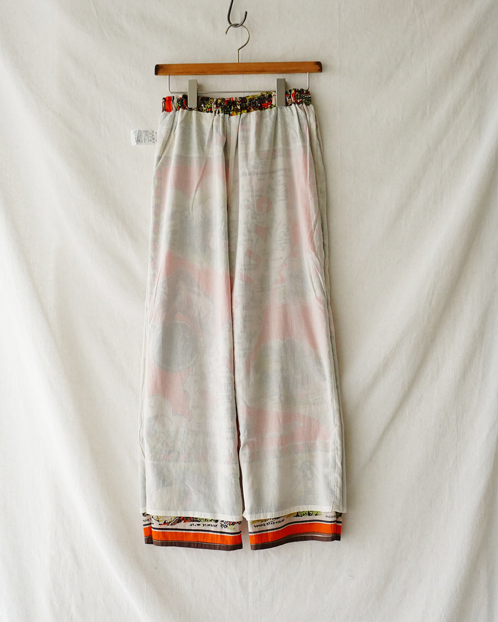 BINDU ビンドゥー マッププリント コットンボイル イージーパンツ|Crouka(クローカ)