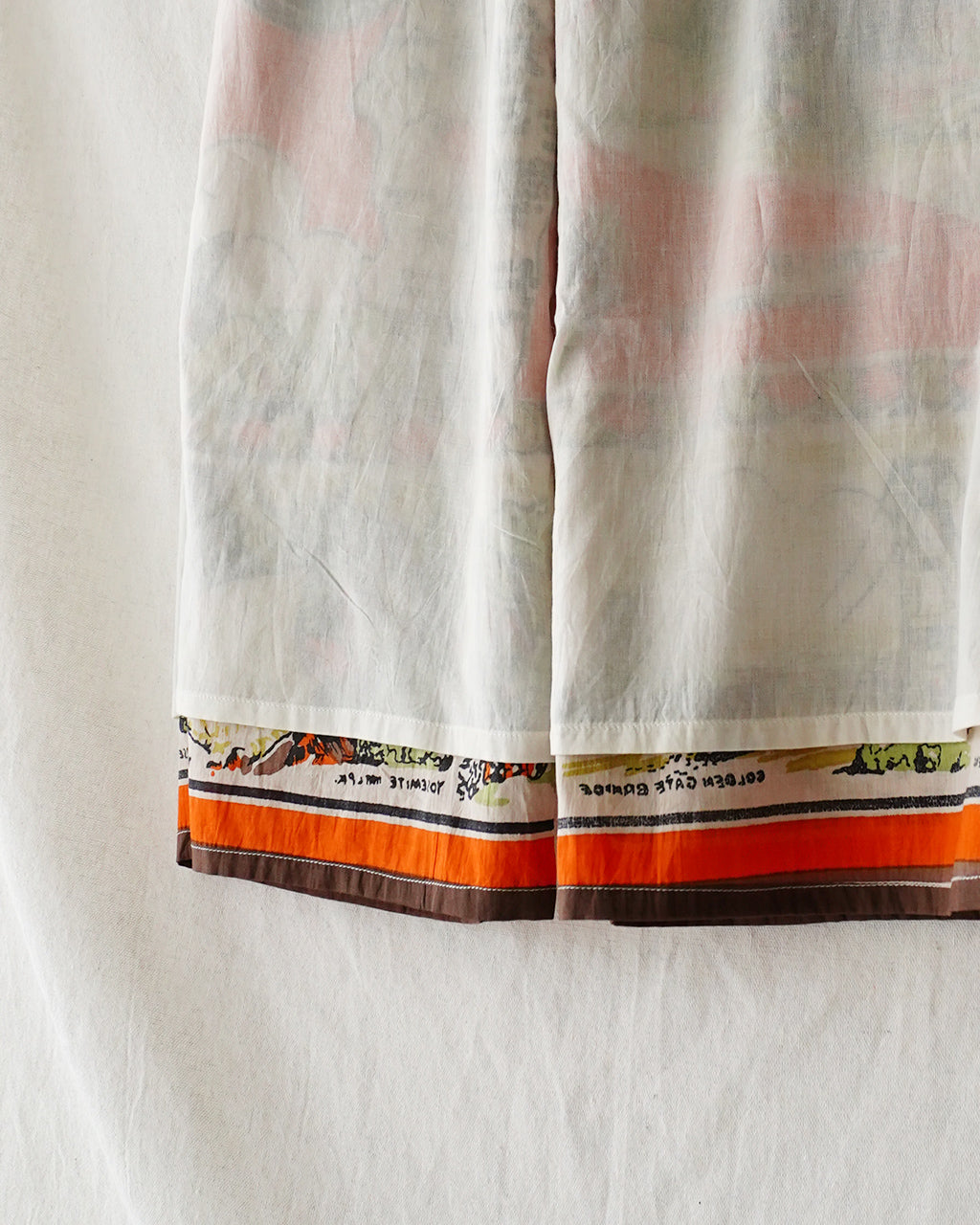 BINDU ビンドゥー マッププリント コットンボイル イージーパンツ|Crouka(クローカ)