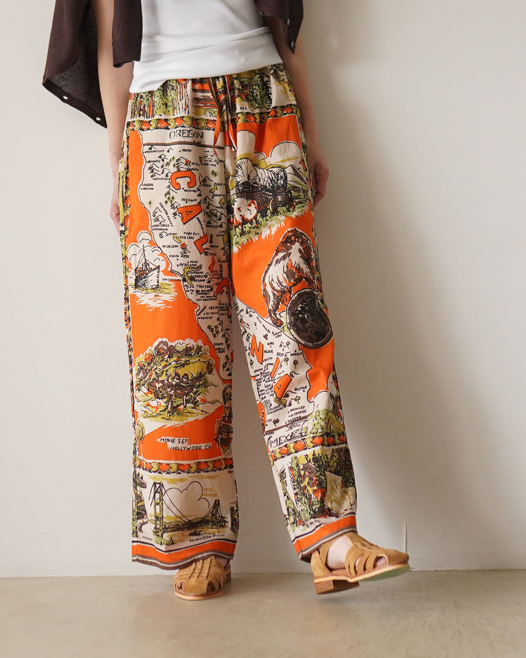 | point×10 | Map Print Easy Pants BM-80320S26