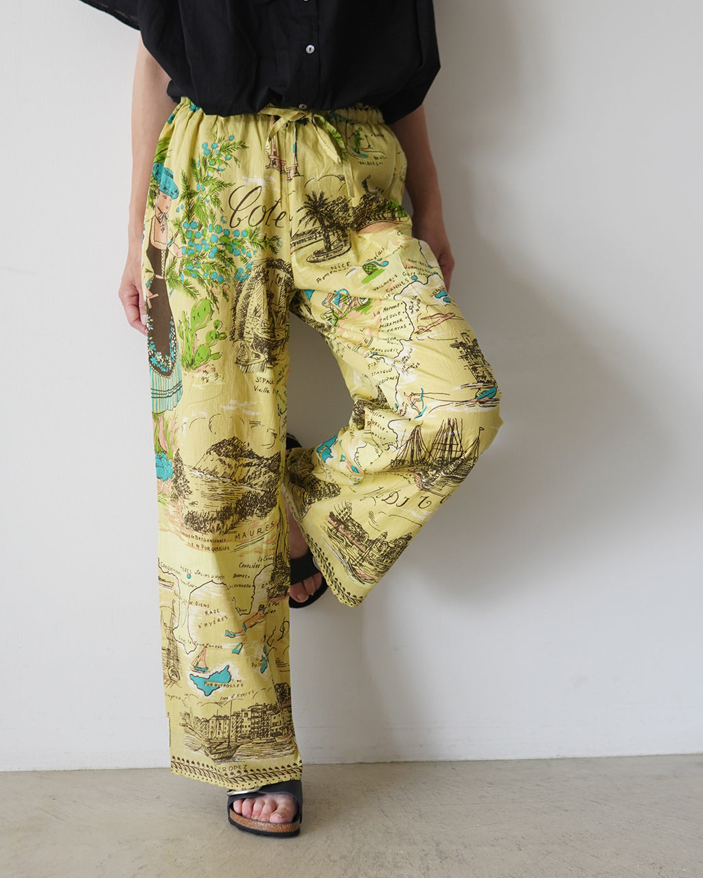 | point×10 | Map Print Easy Pants BM-80320S26