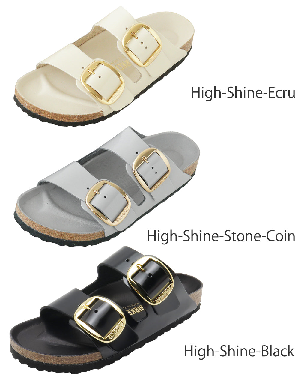 BIRKENSTOCK ビルケンシュトック アリゾナ ビッグバックル ハイシャイン Arizona Big Buckle LENA サンダル 1021476 1026128 1029391【送料無料】【クーポン対象外】