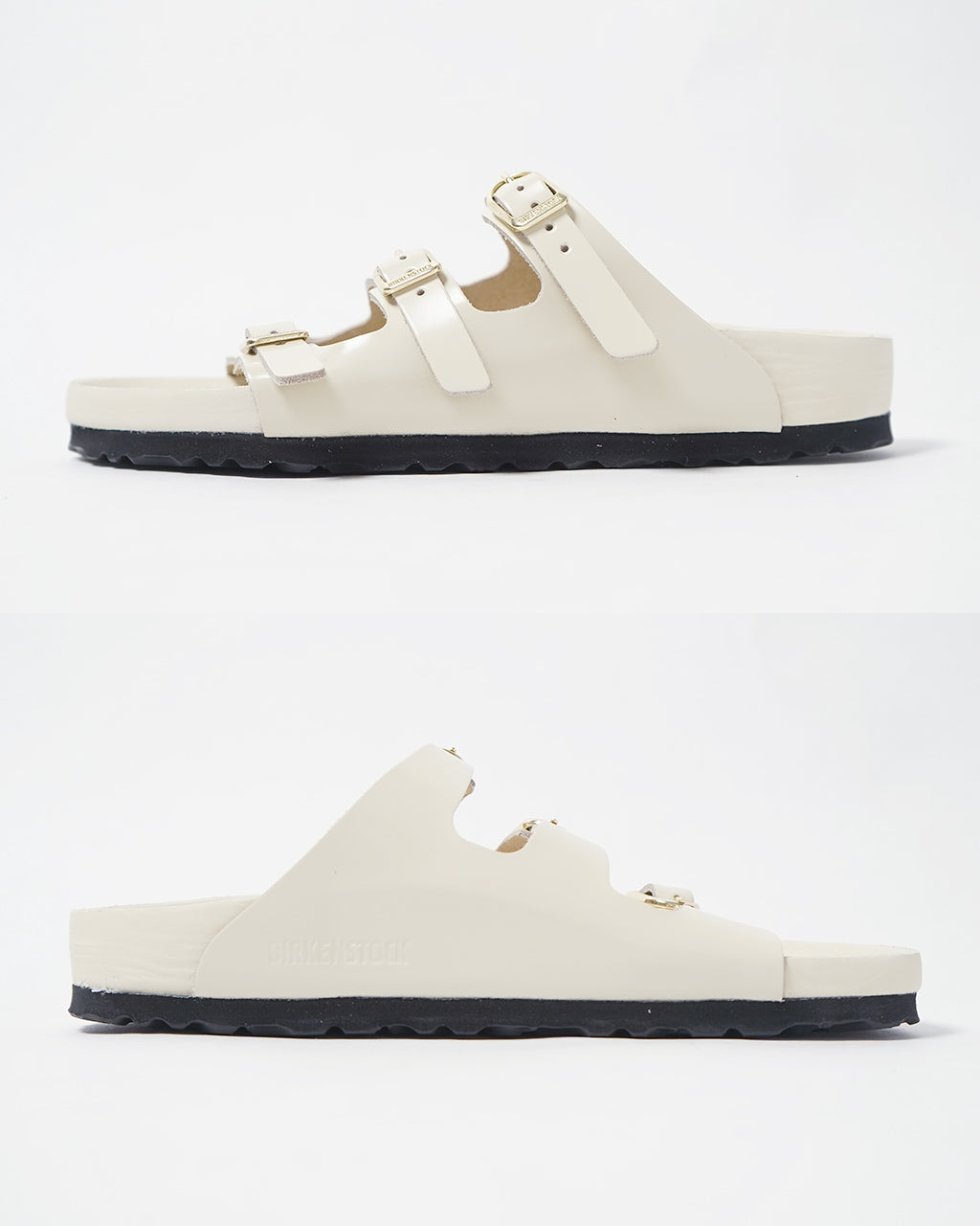 【SALE!20%OFF】Florida 細ベルトサンダル フロリダ コンフォート フラット スライド ストラップ スムースレザー パテント 1029355 1029385