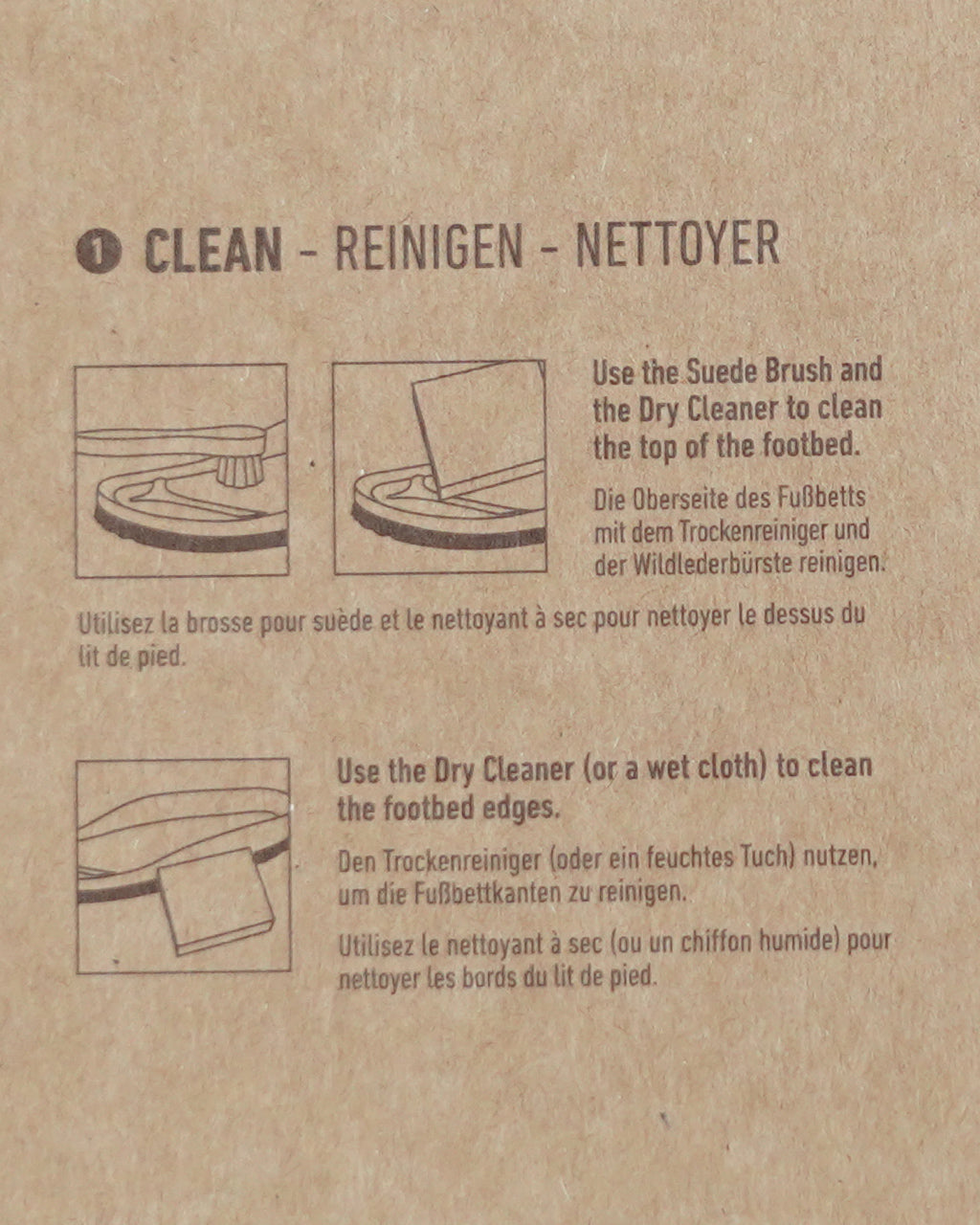 Shoe Cleaner Footbed Care Set 1027810