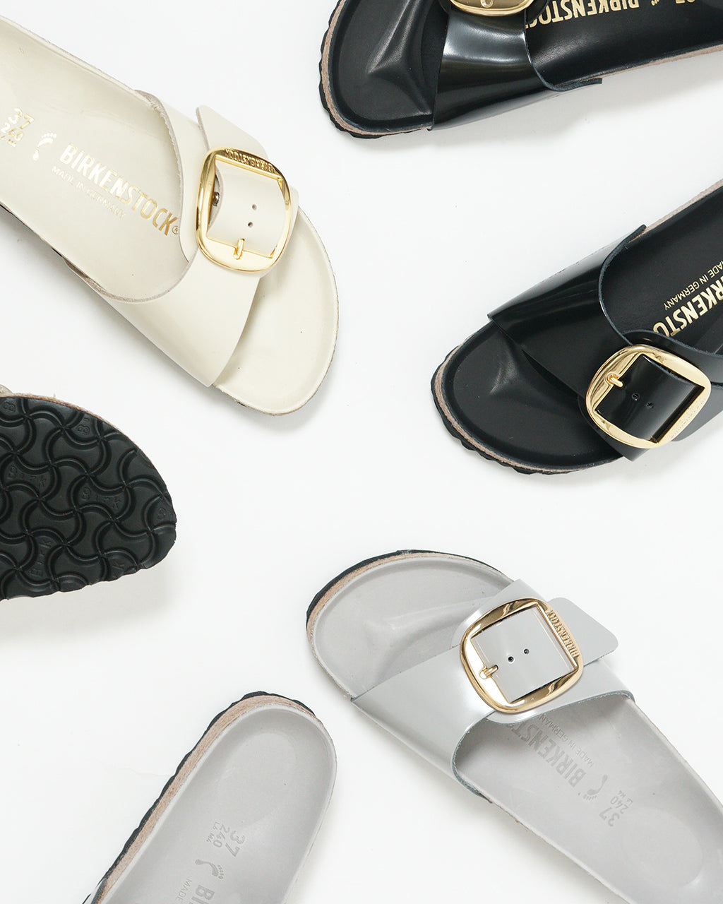 マドリッド ビッグバックル ハイシャイン Madrid Big Buckle LENA サンダル ベルト 1022650 1025298 1029534