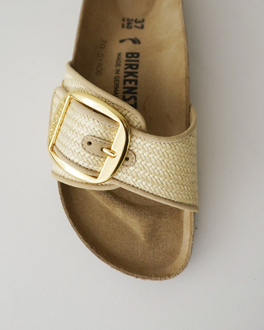Madrid Big Buckle Raffia 1031419 1029035