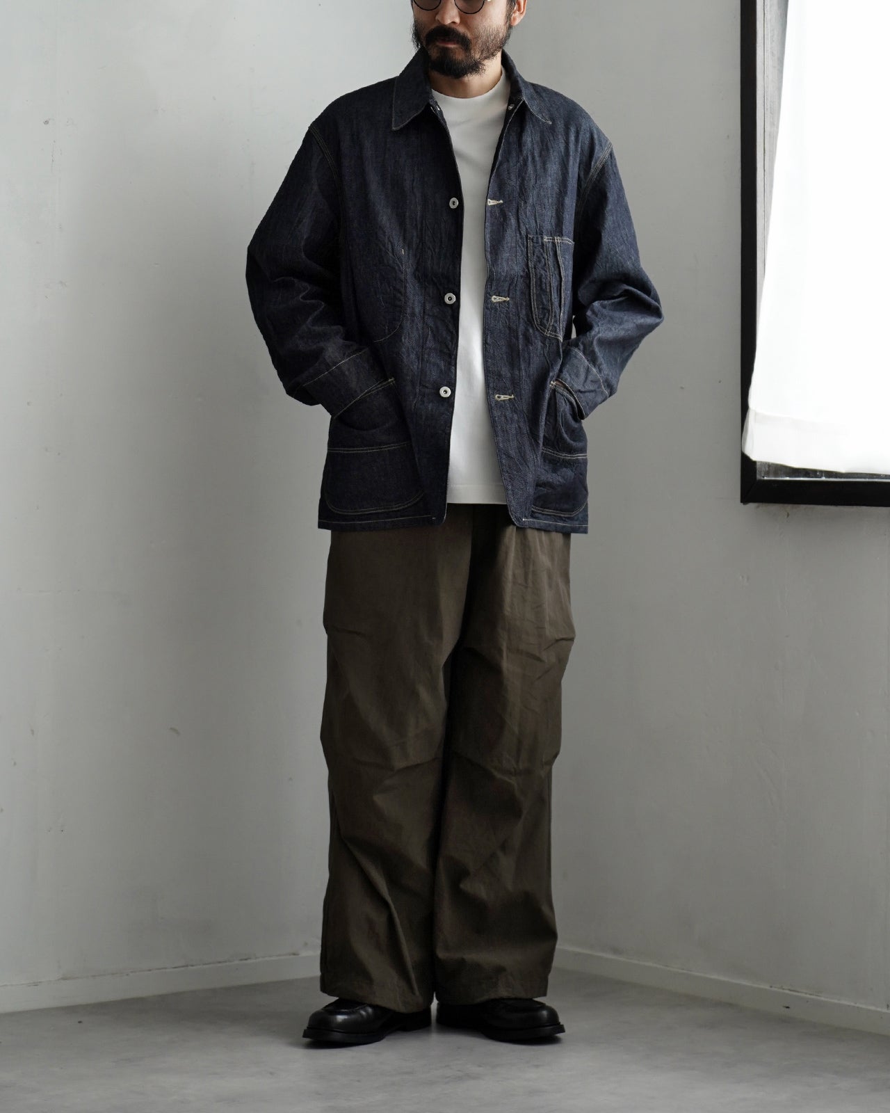 blurhms ROOTSTOCK Light oz Denim Coverall bROOTS25S6DEMF25