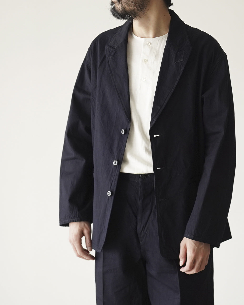 Light oz Denim Work 3B Jacket bROOTS26S5