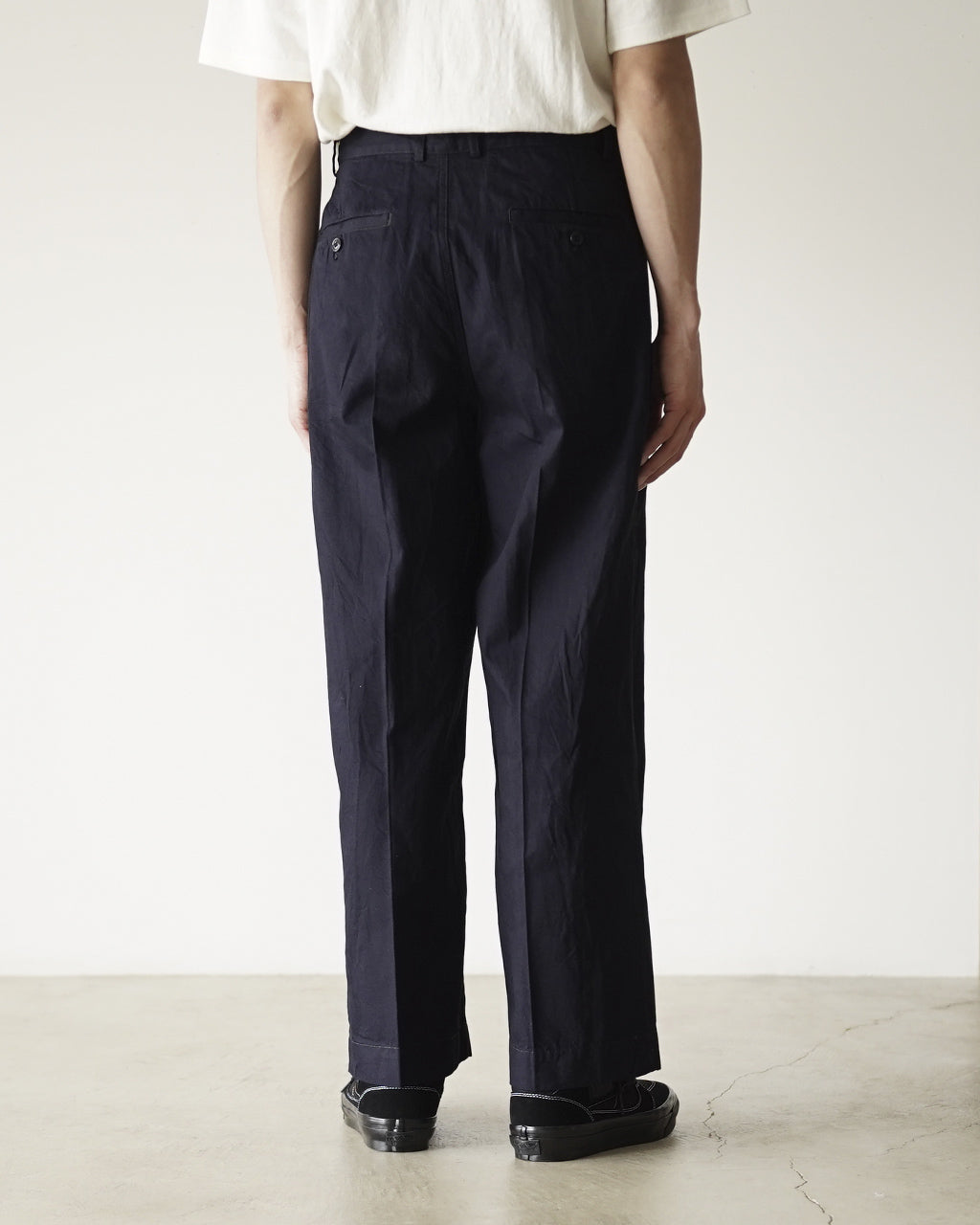 Light oz Denim Military Trousers bROOTS26S6