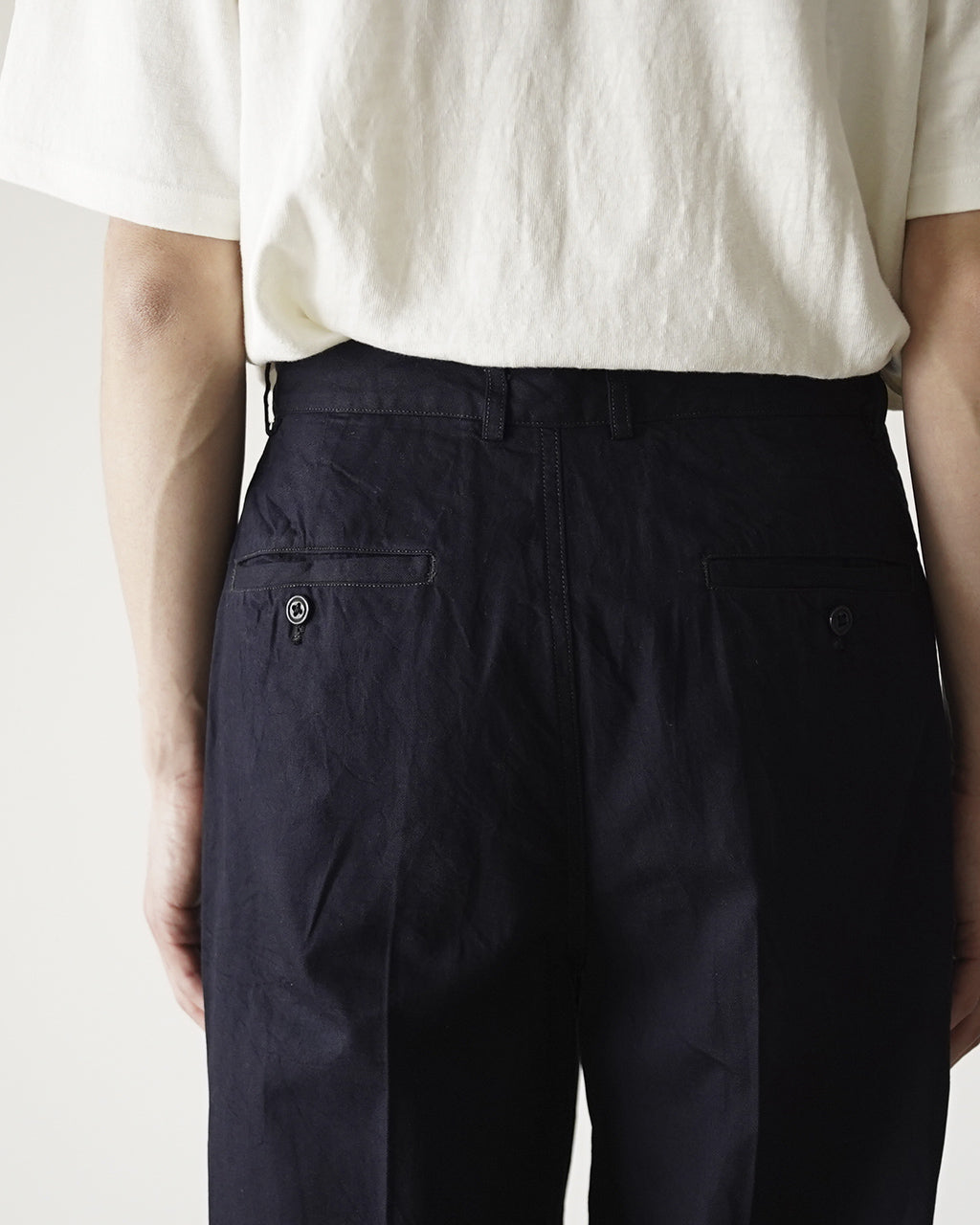 Light oz Denim Military Trousers bROOTS26S6