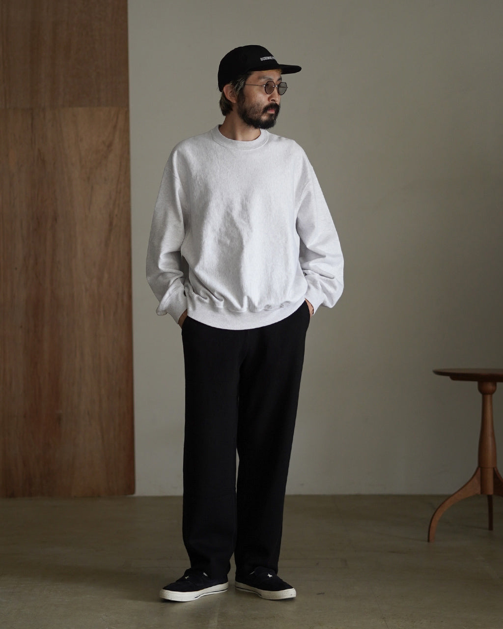 Soft&Hard Sweat Crew-Neck P/O Wide bROOTS24F26F25
