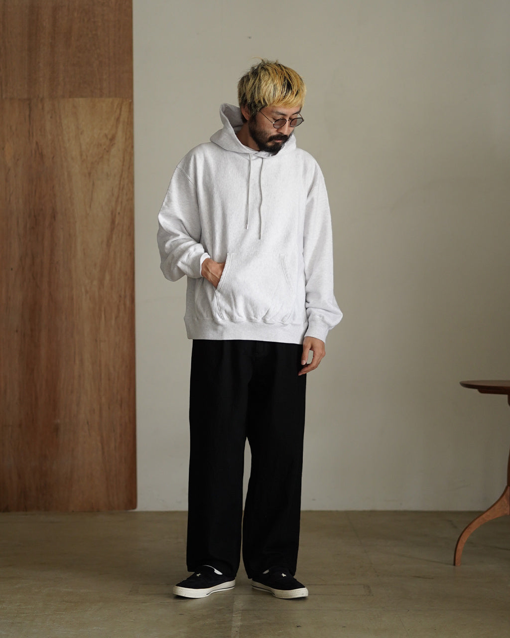Soft&Hard Sweat Hoodie P/O Wide bROOTS24F27F25