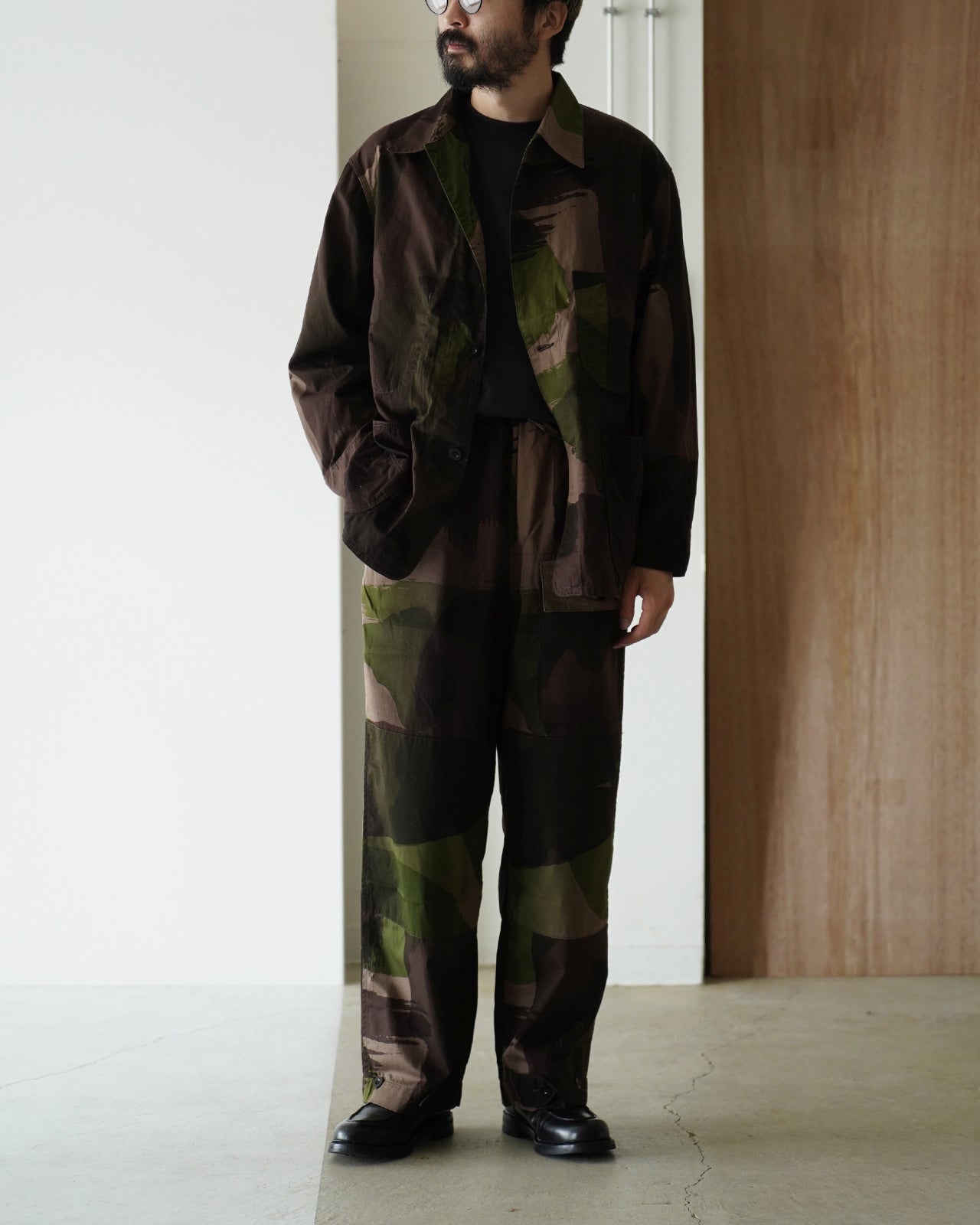 blurhms ROOTSTOCK Brush Storoke Camo SAS Trousers bROOTS25S10F25PT