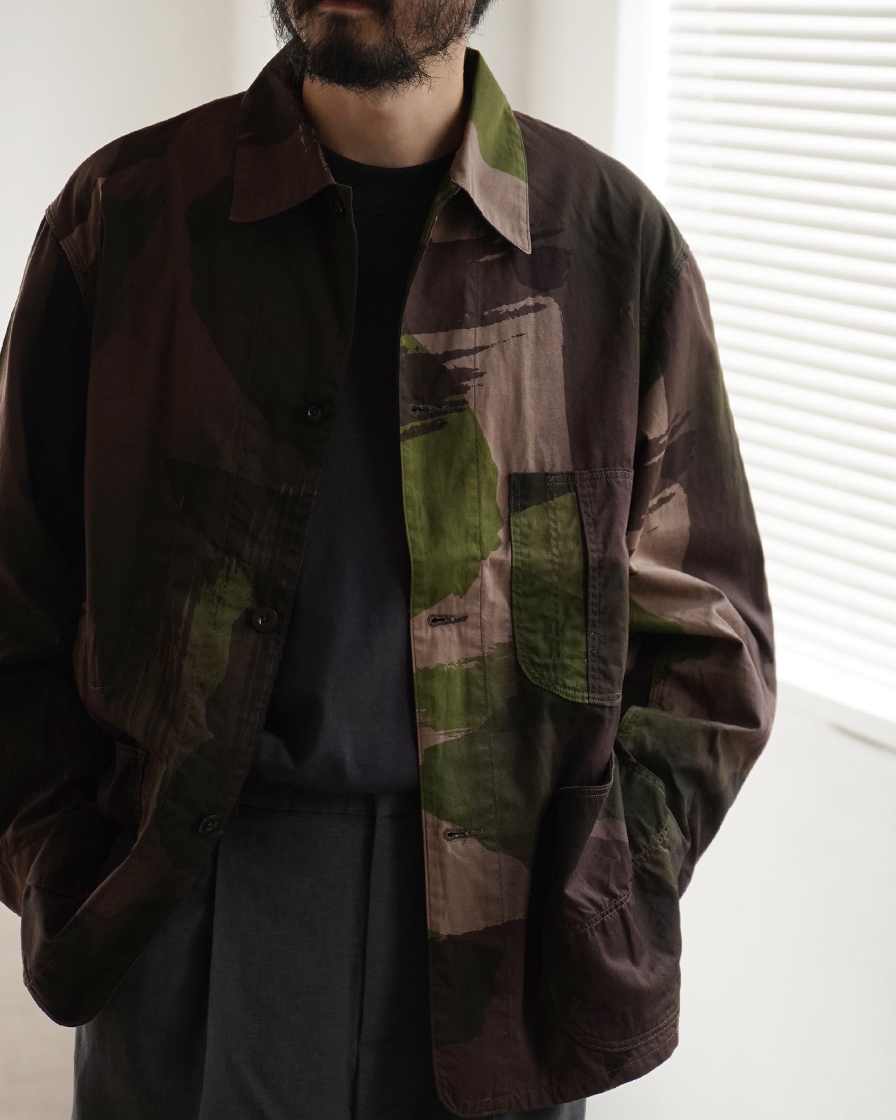 blurhms ROOTSTOCK Brush Storoke Camo Coverall bROOTS25S6F25PT