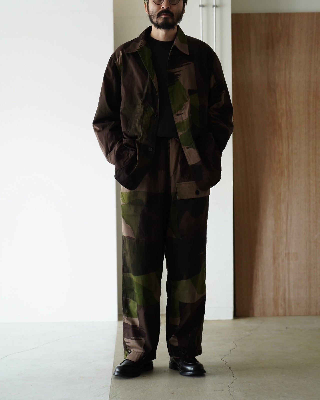 blurhms ROOTSTOCK Brush Storoke Camo Coverall bROOTS25S6F25PT