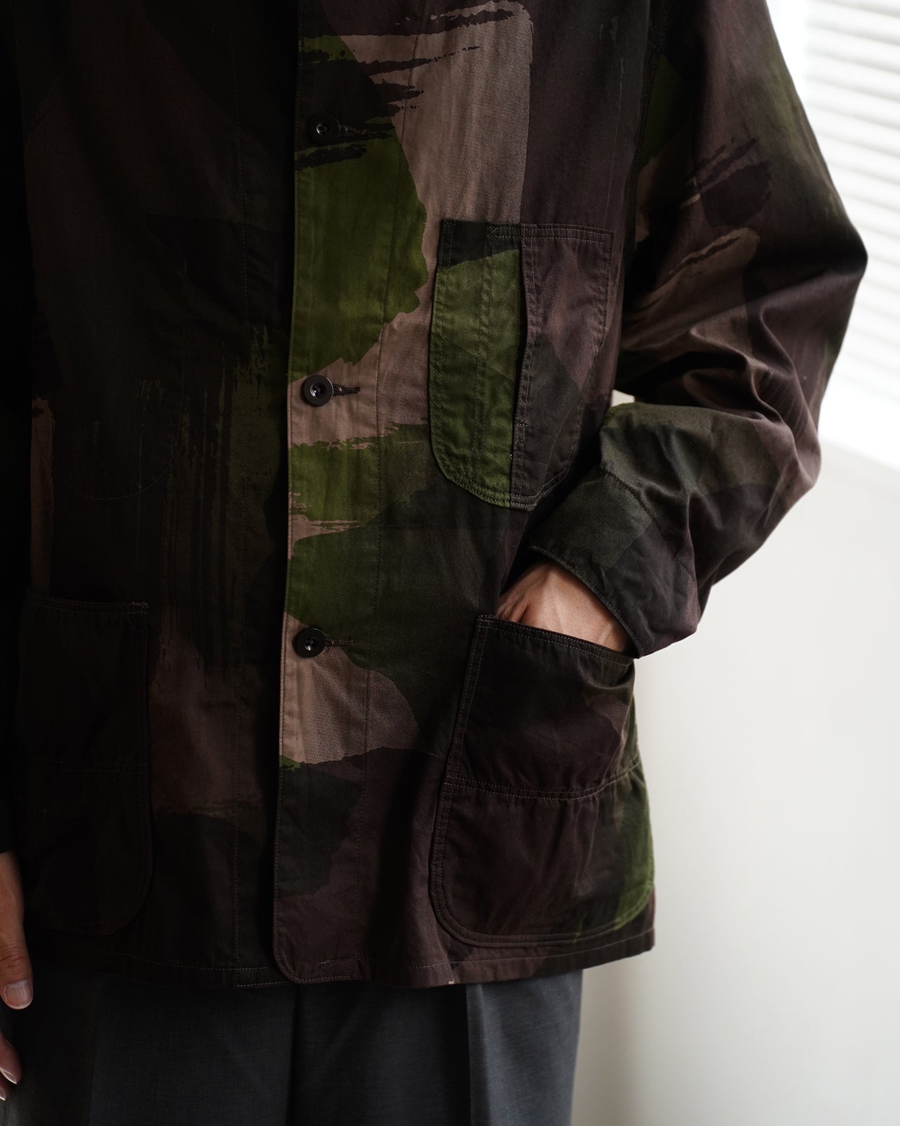 blurhms ROOTSTOCK Brush Storoke Camo Coverall bROOTS25S6F25PT