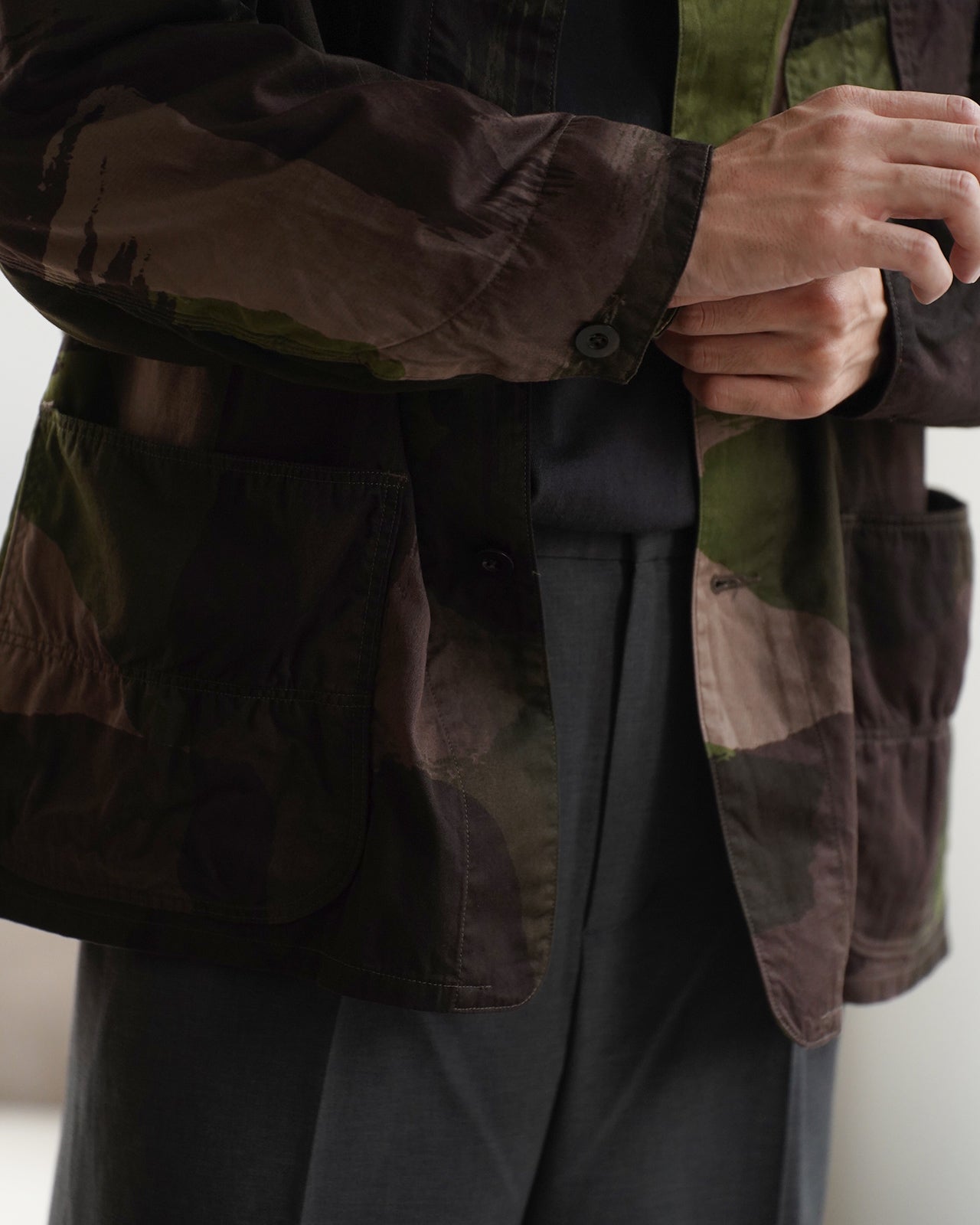 blurhms ROOTSTOCK Brush Storoke Camo Coverall bROOTS25S6F25PT